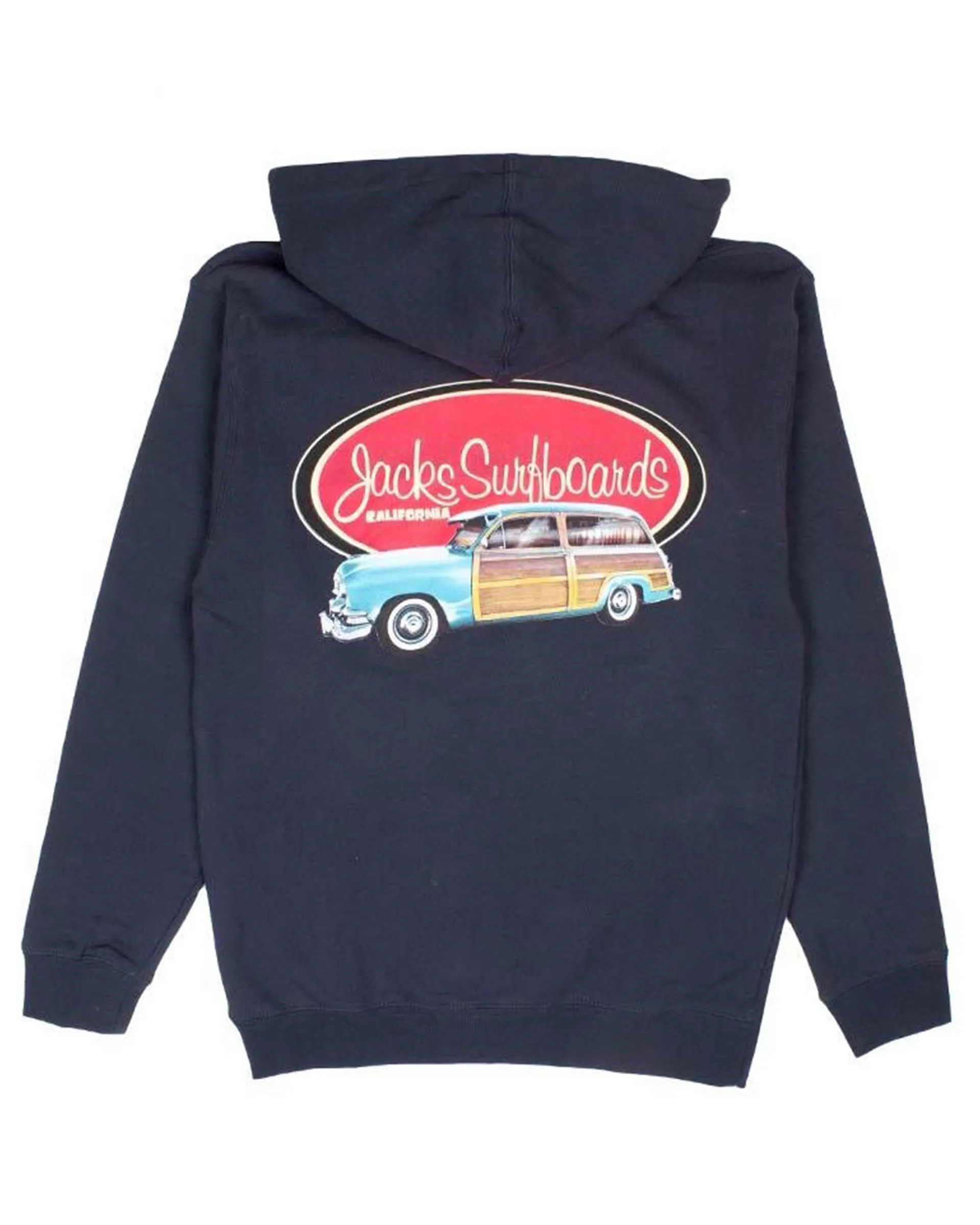 Country Squire Klassischer Pullover Hoodie - Marineblau