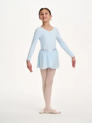 Danskin Mädchen Pirouette Transparenter Rock in Blau