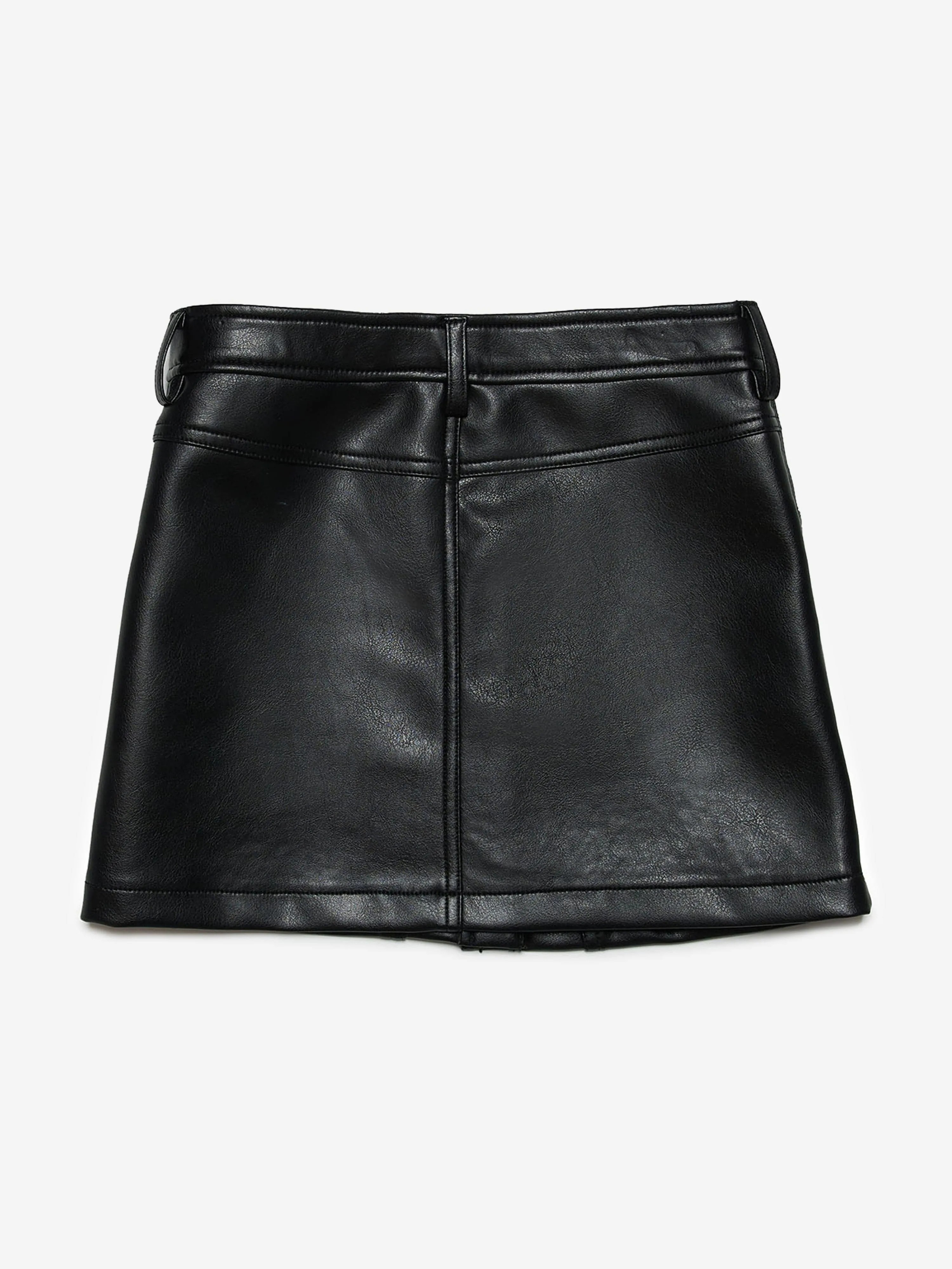 Diesel Girls Kunstleder-Rock in Schwarz