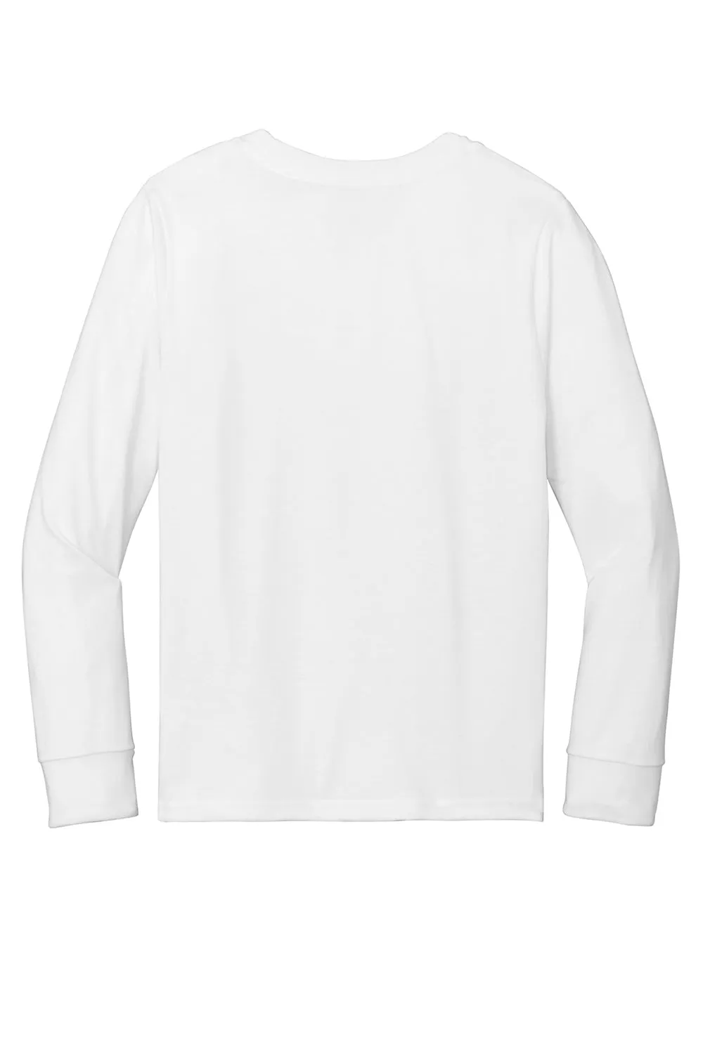 District Youth Perfect Tri Langarm Rundhals T-Shirt - Weiß