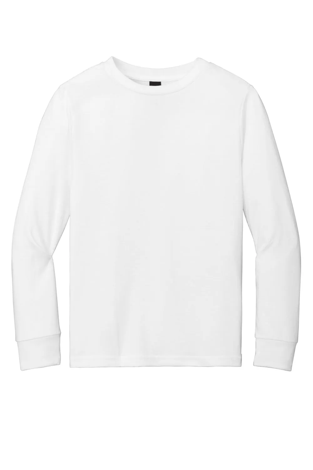 District Youth Perfect Tri Langarm Rundhals T-Shirt - Weiß