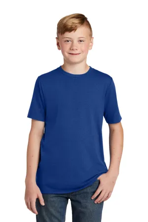 District Youth Perfect Tri Kurzarm Rundhals T-Shirt - Tiefes Königsblau