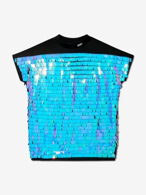 DKNY Girls Paillettenkleid in Mehrfarben
