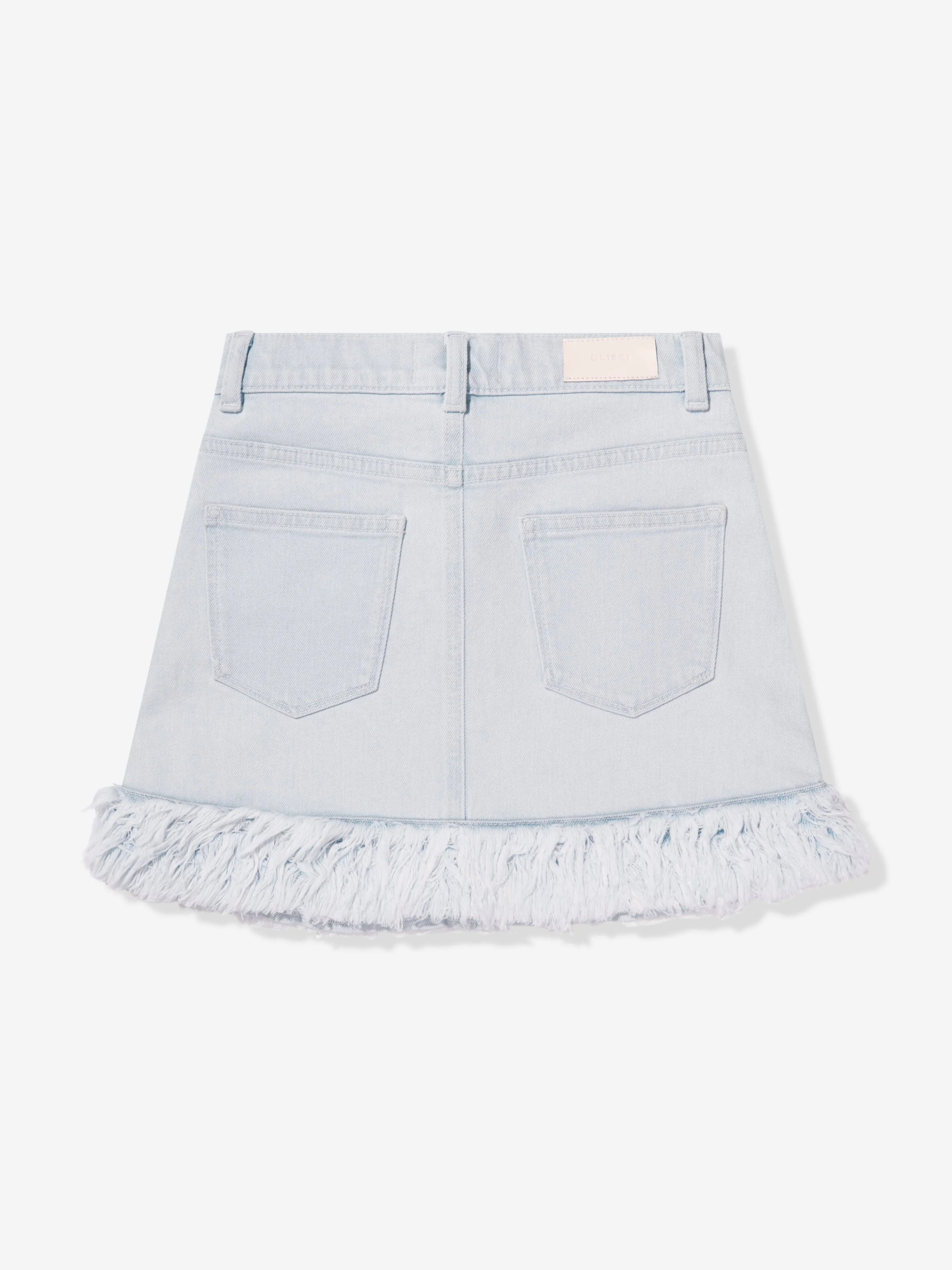 DL1961 Mädchen Jenny Denim Pelz Minirock in Blau