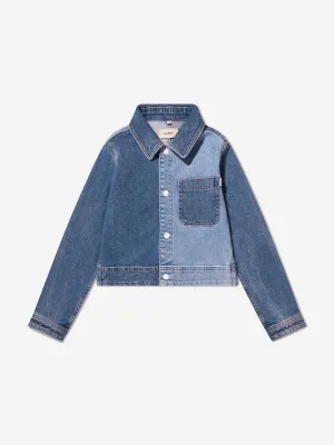 DL1961 Mädchen Manning Blockierte Jacke in Blau