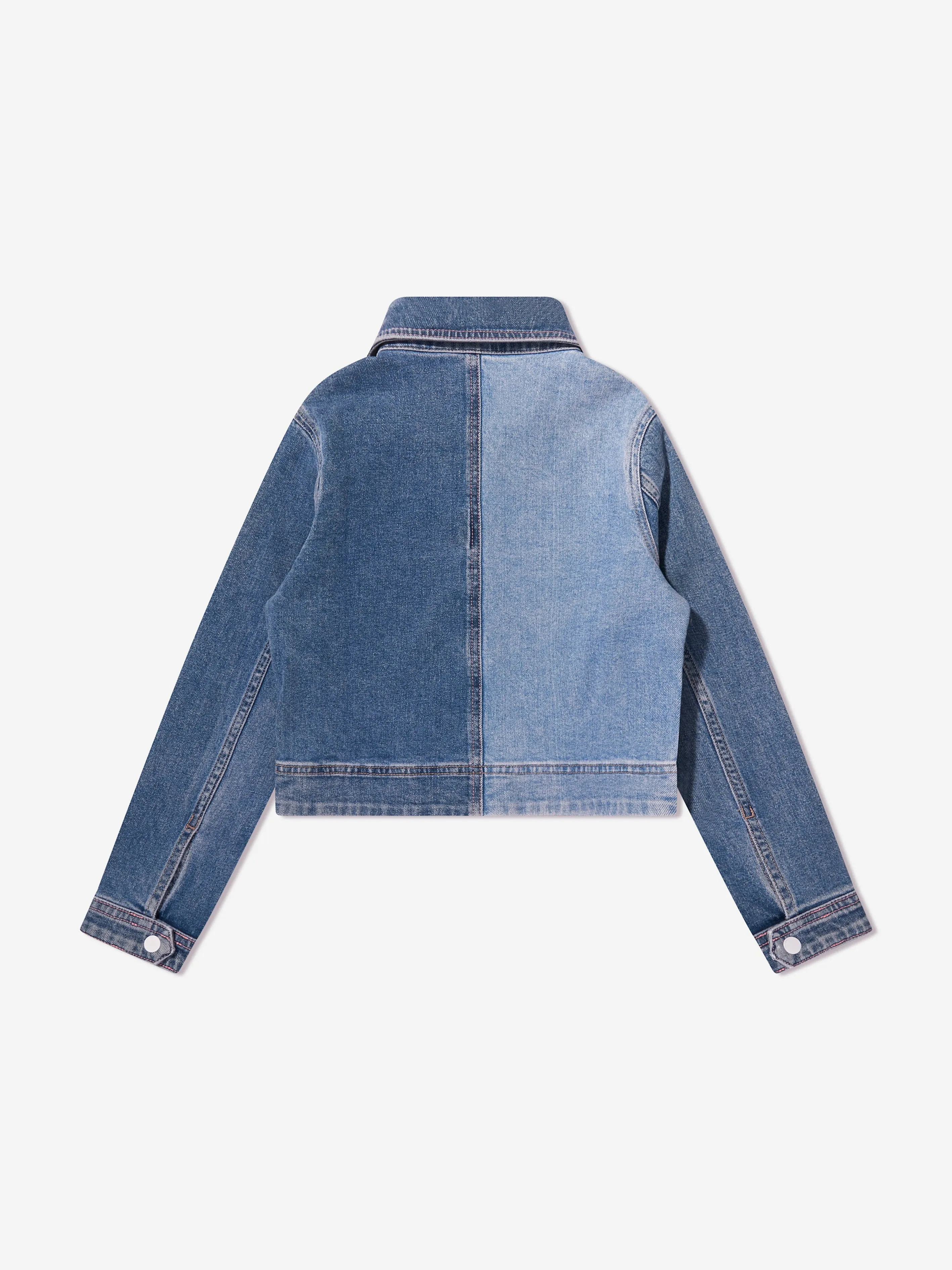 DL1961 Mädchen Manning Blockierte Jacke in Blau