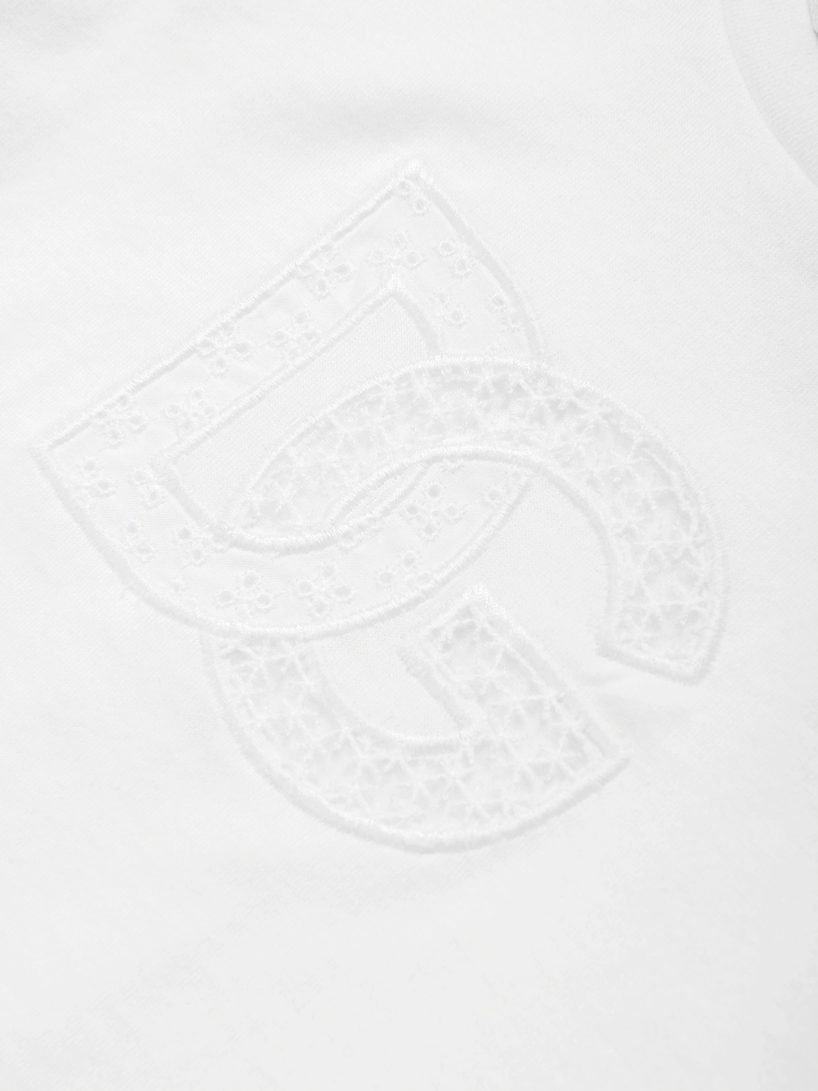 Dolce & Gabbana Baby Mädchen Logo T-Shirt in Weiß