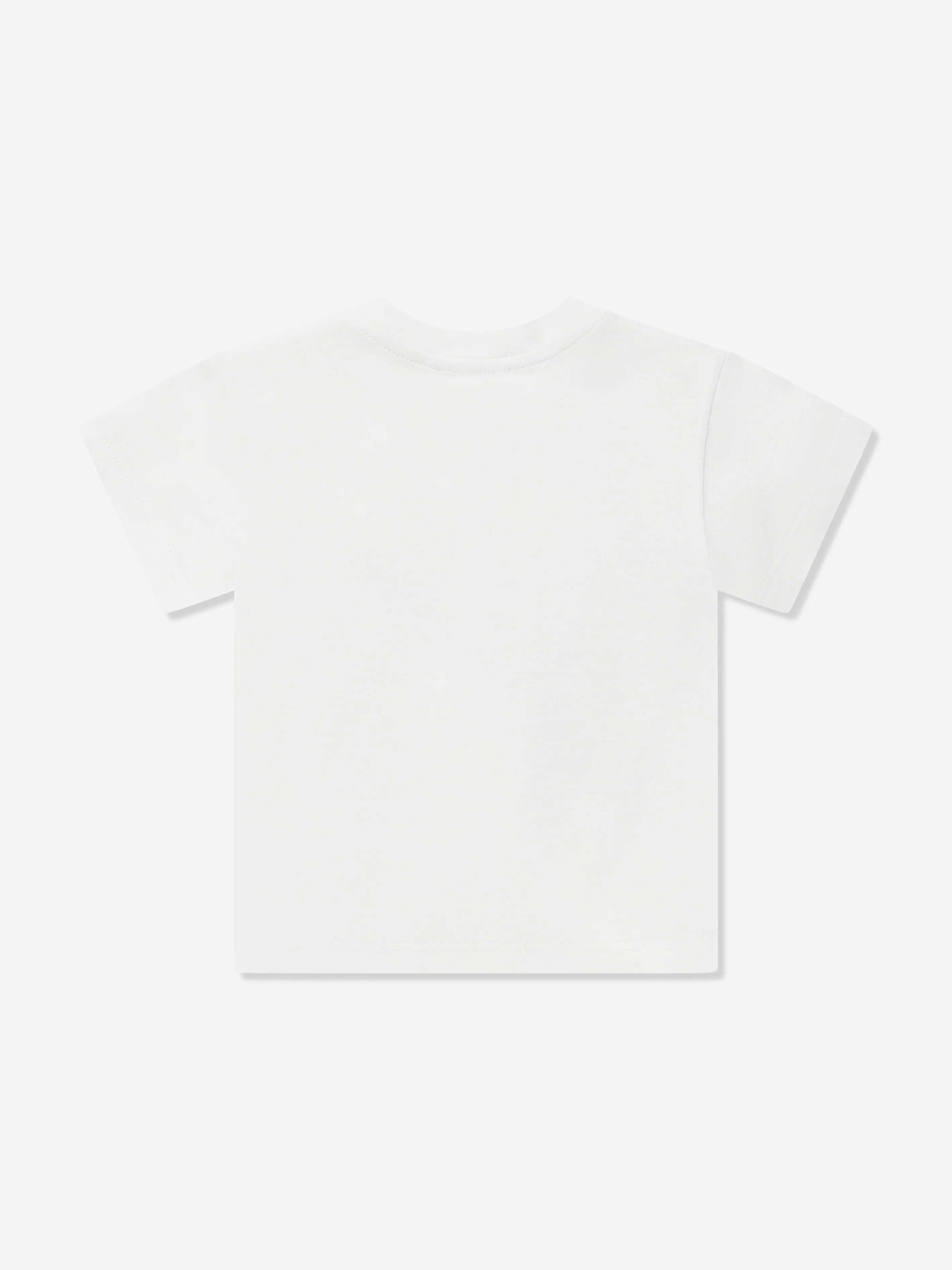 Dolce & Gabbana Baby Mädchen Logo T-Shirt in Weiß