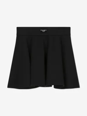 Dolce & Gabbana Mädchen Baumwollrock in Marineblau