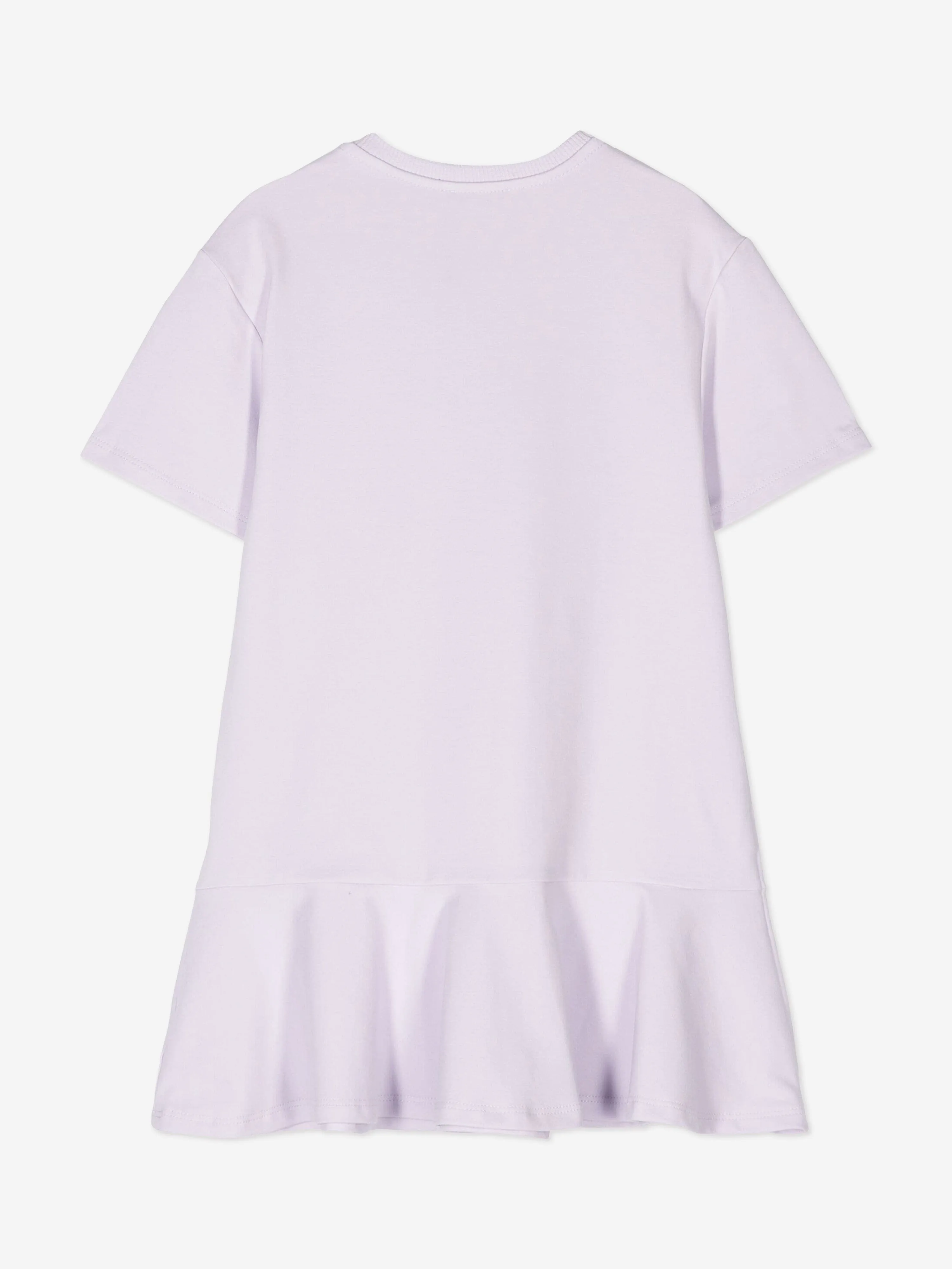 Dolce & Gabbana Mädchen Logo Jersey Kleid in Lila