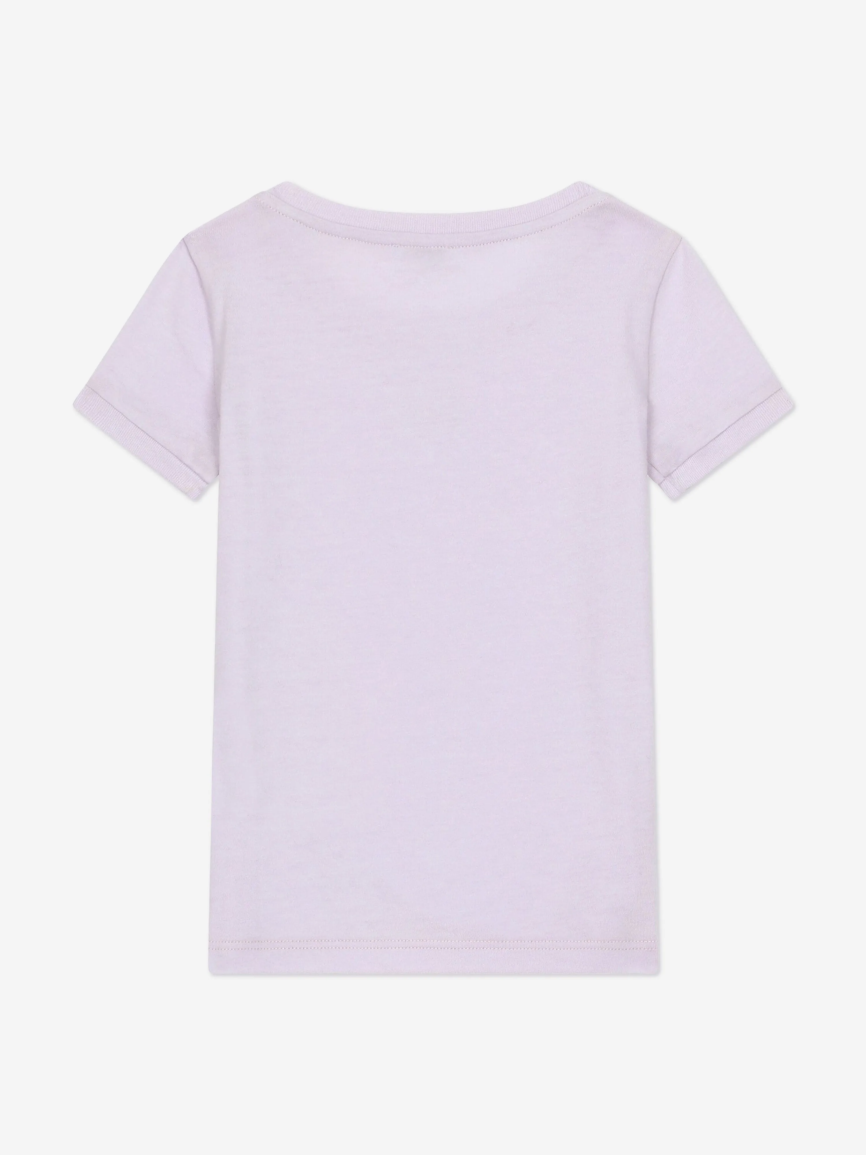 Dolce & Gabbana Mädchen Logo Label T-Shirt in Lila