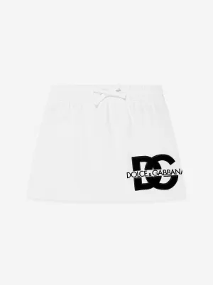 Dolce & Gabbana Mädchen Logo Rock in Weiß