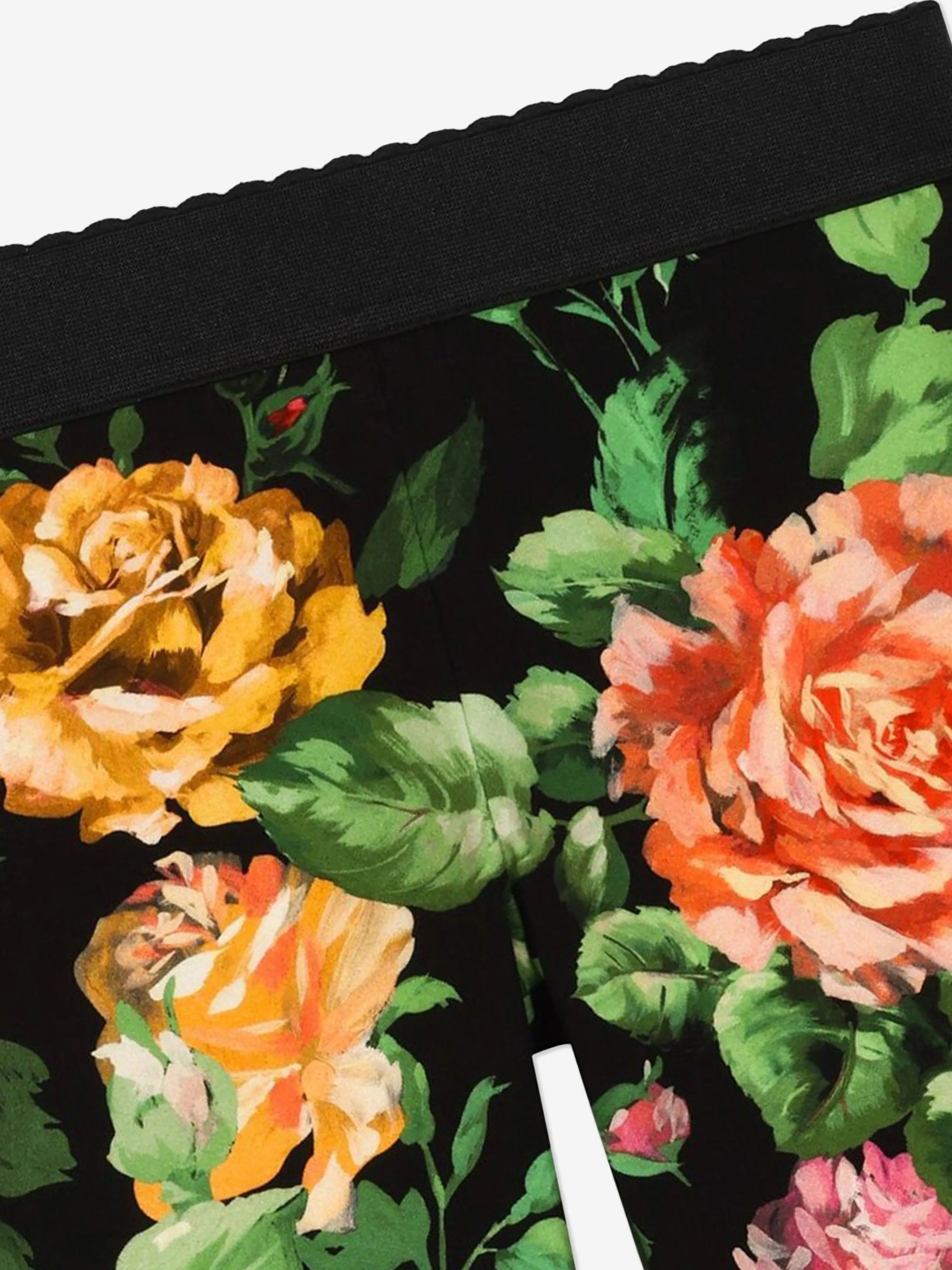 Dolce & Gabbana Mädchen Rosenprint Leggings in Mehrfarben