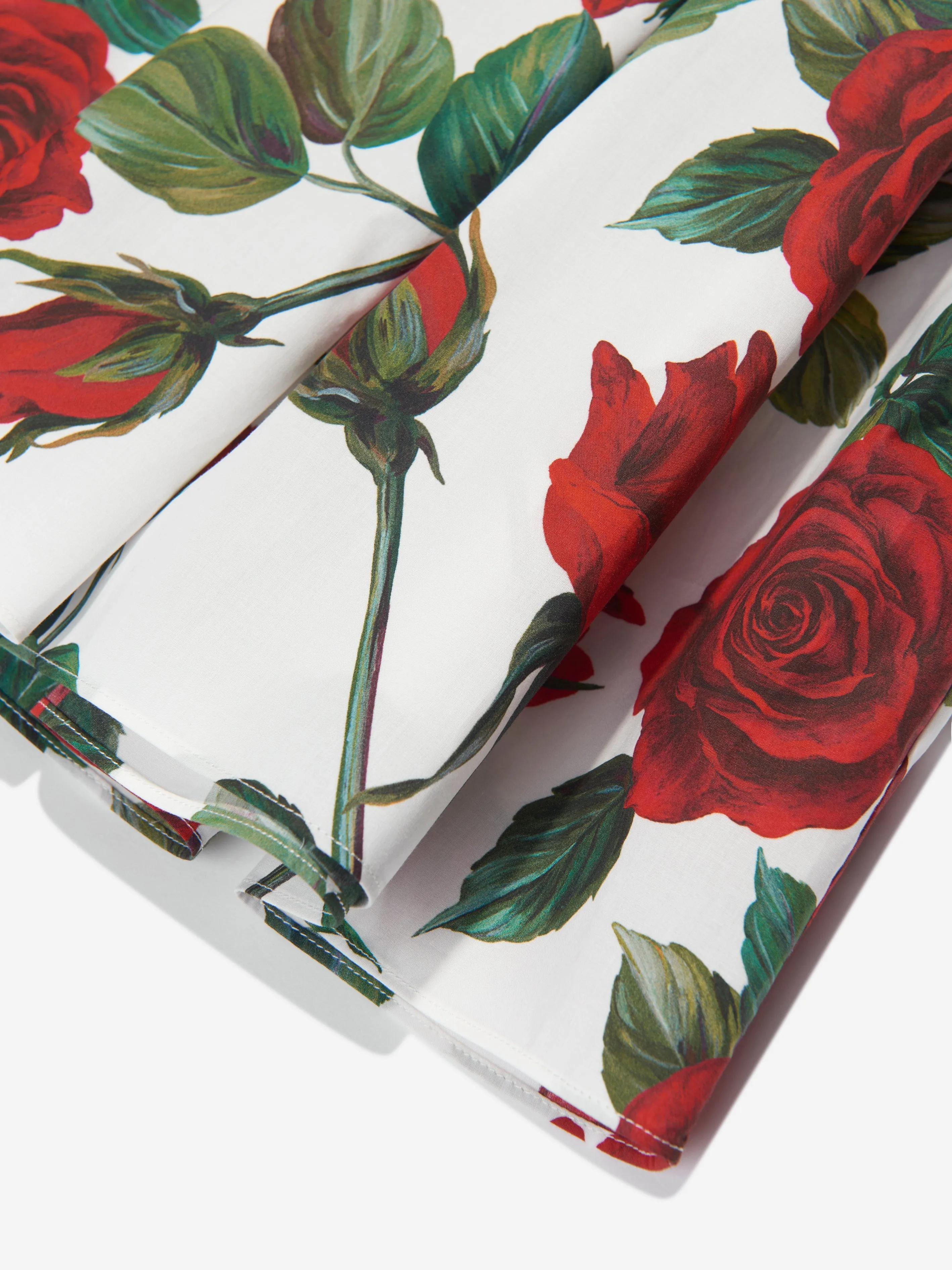Dolce & Gabbana Mädchen Rosenprint Rock in Weiß