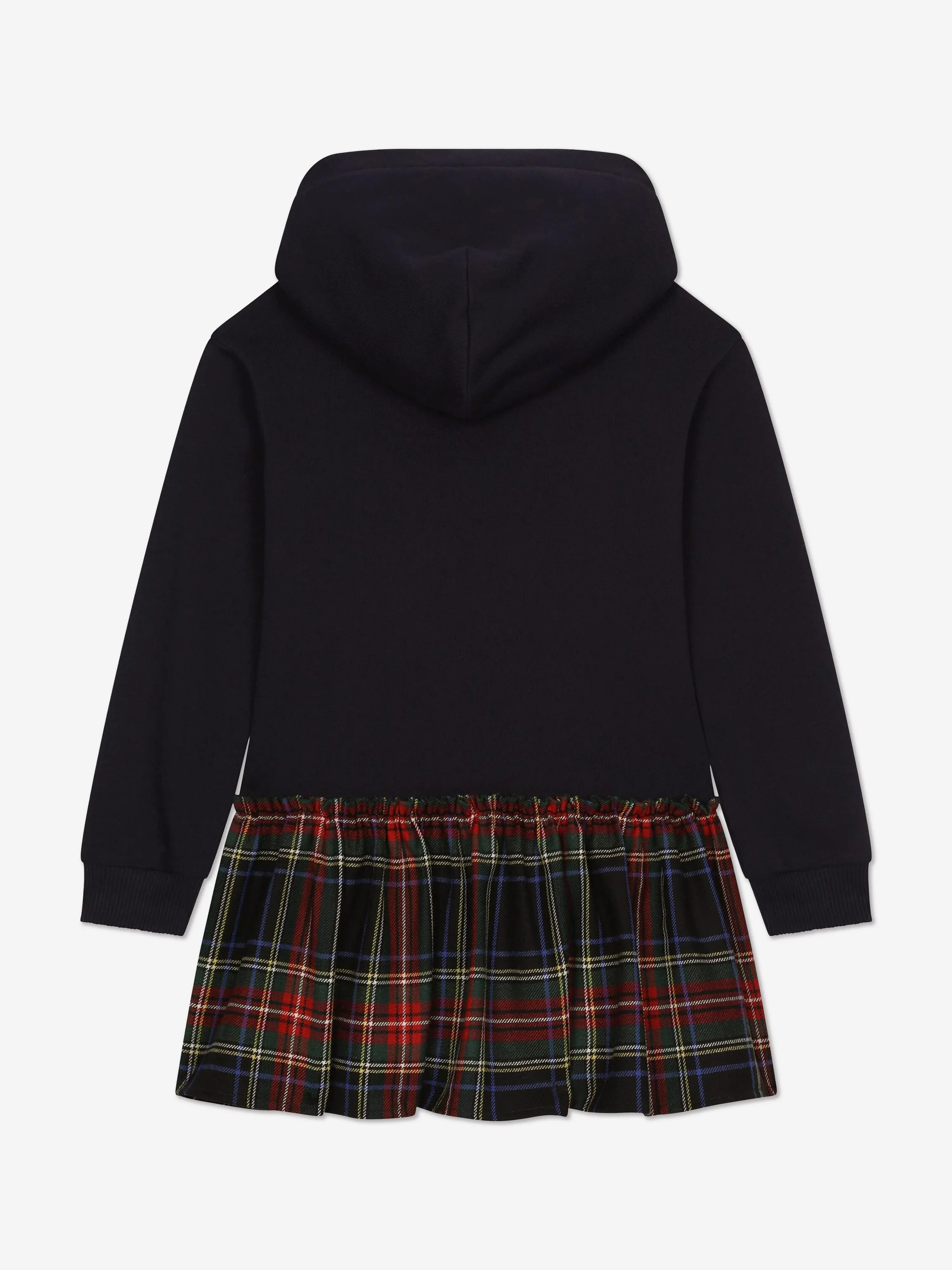 Dolce & Gabbana Mädchen Tartan Tulpen Pulloverkleid in Mehrfarben