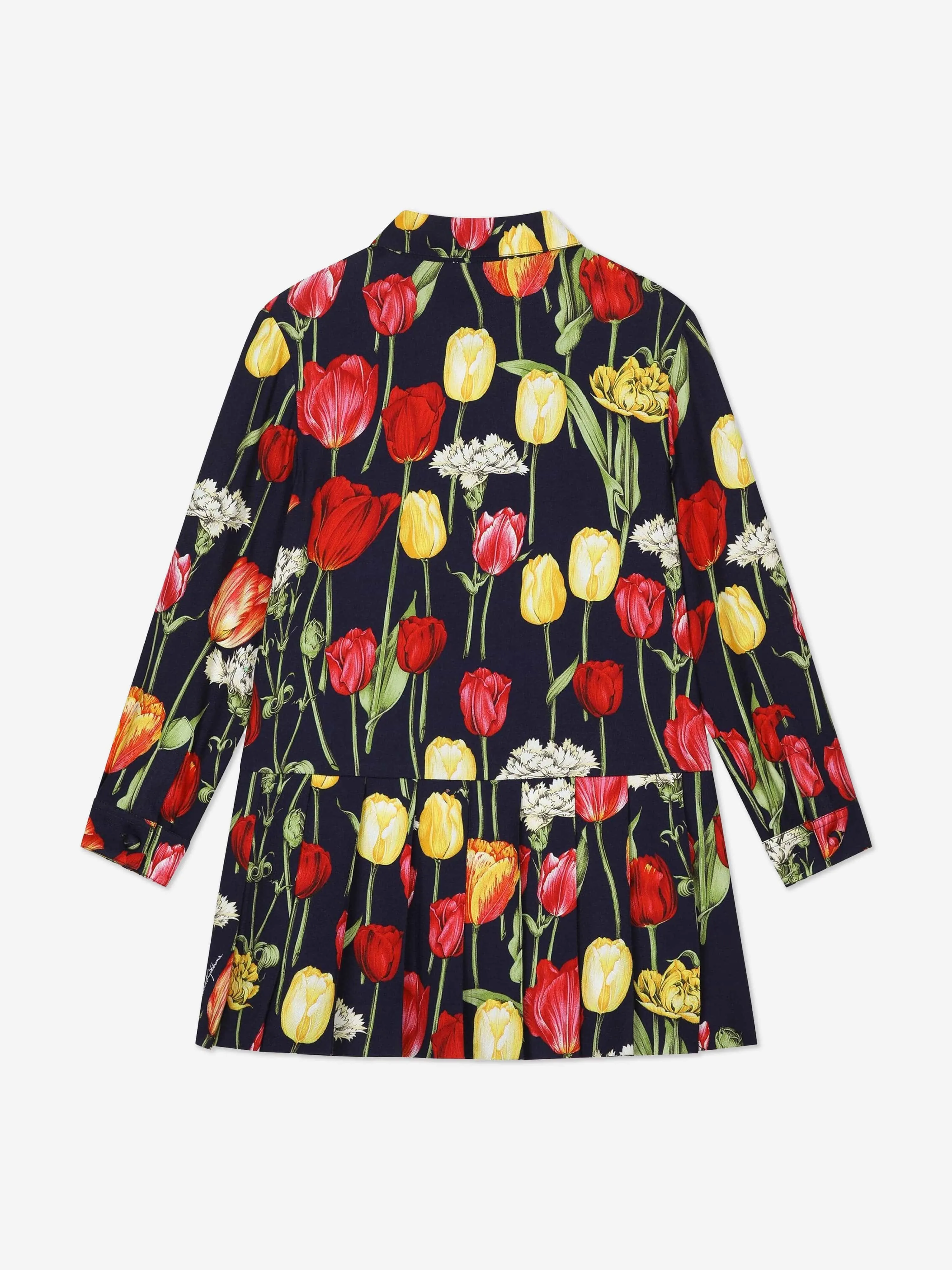 Dolce & Gabbana Mädchen Tulpenmuster Kleid in Mehrfarbig