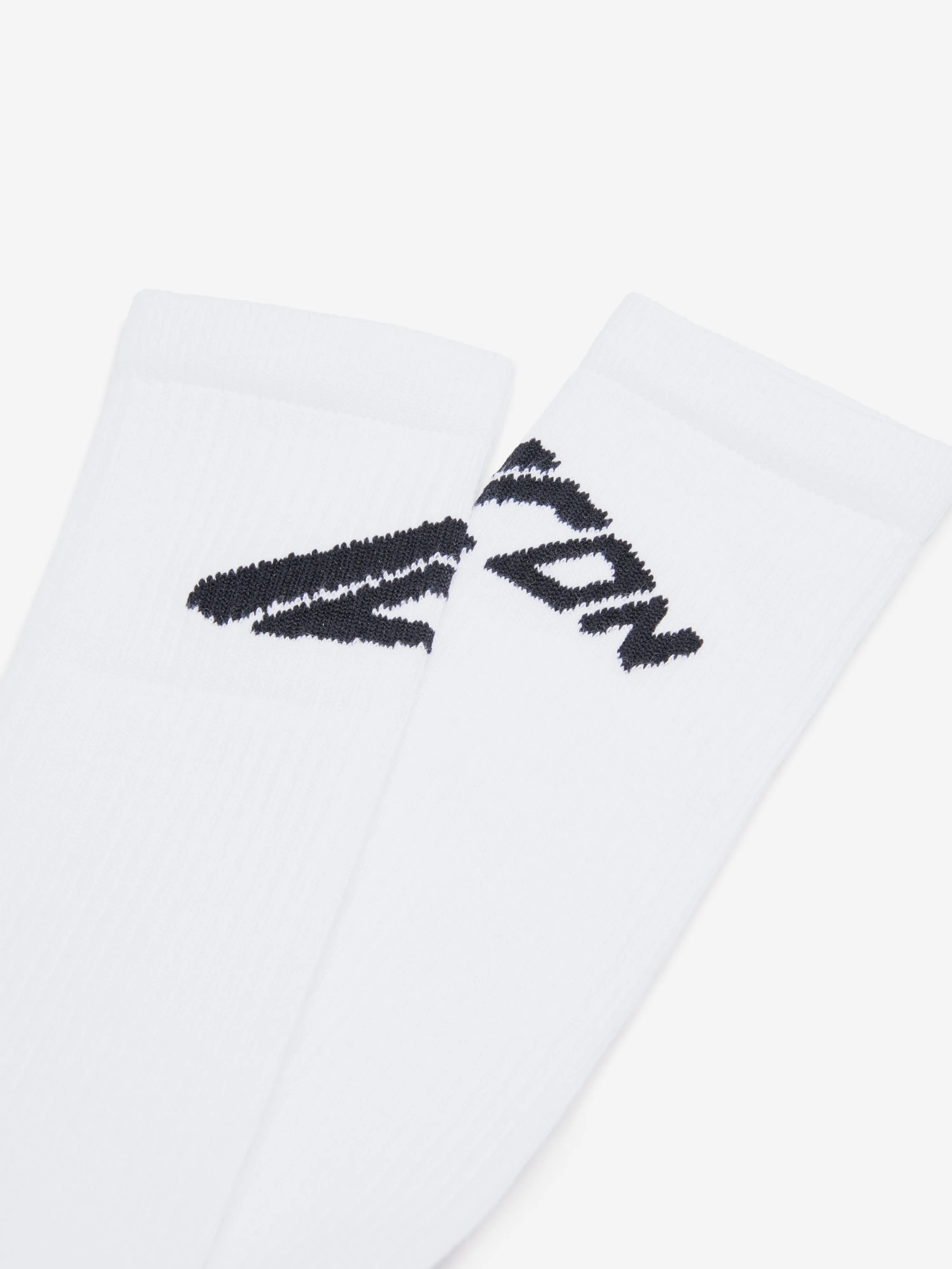 Dsquared2 Kids Icon Logo Socken in Weiß