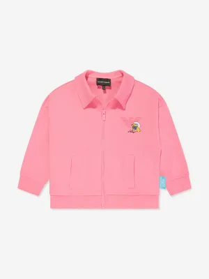 Emporio Armani Mädchen Reißverschluss Top in Rosa