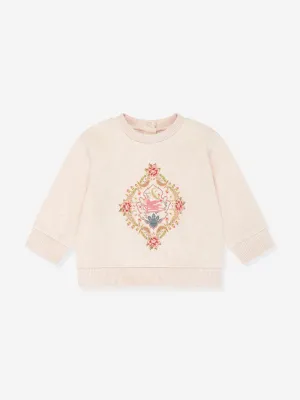Etro Baby Girls Blumen Sweatshirt in Beige