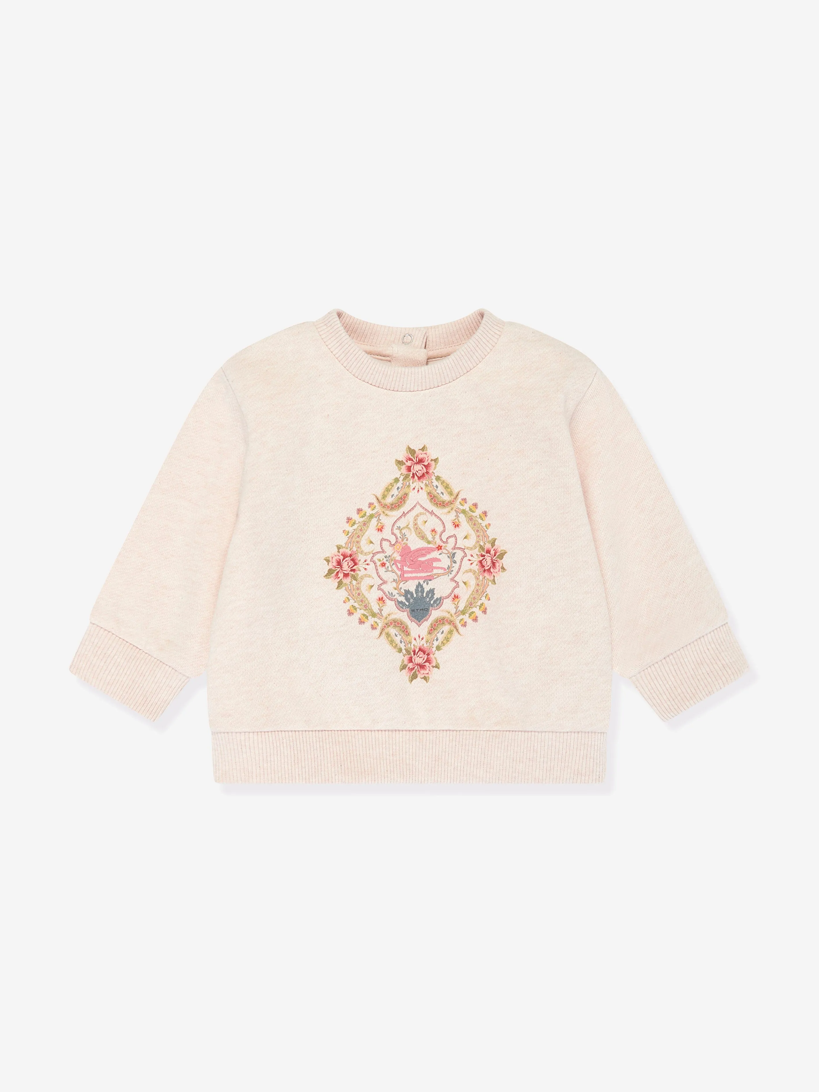 Etro Baby Girls Blumen Sweatshirt in Beige