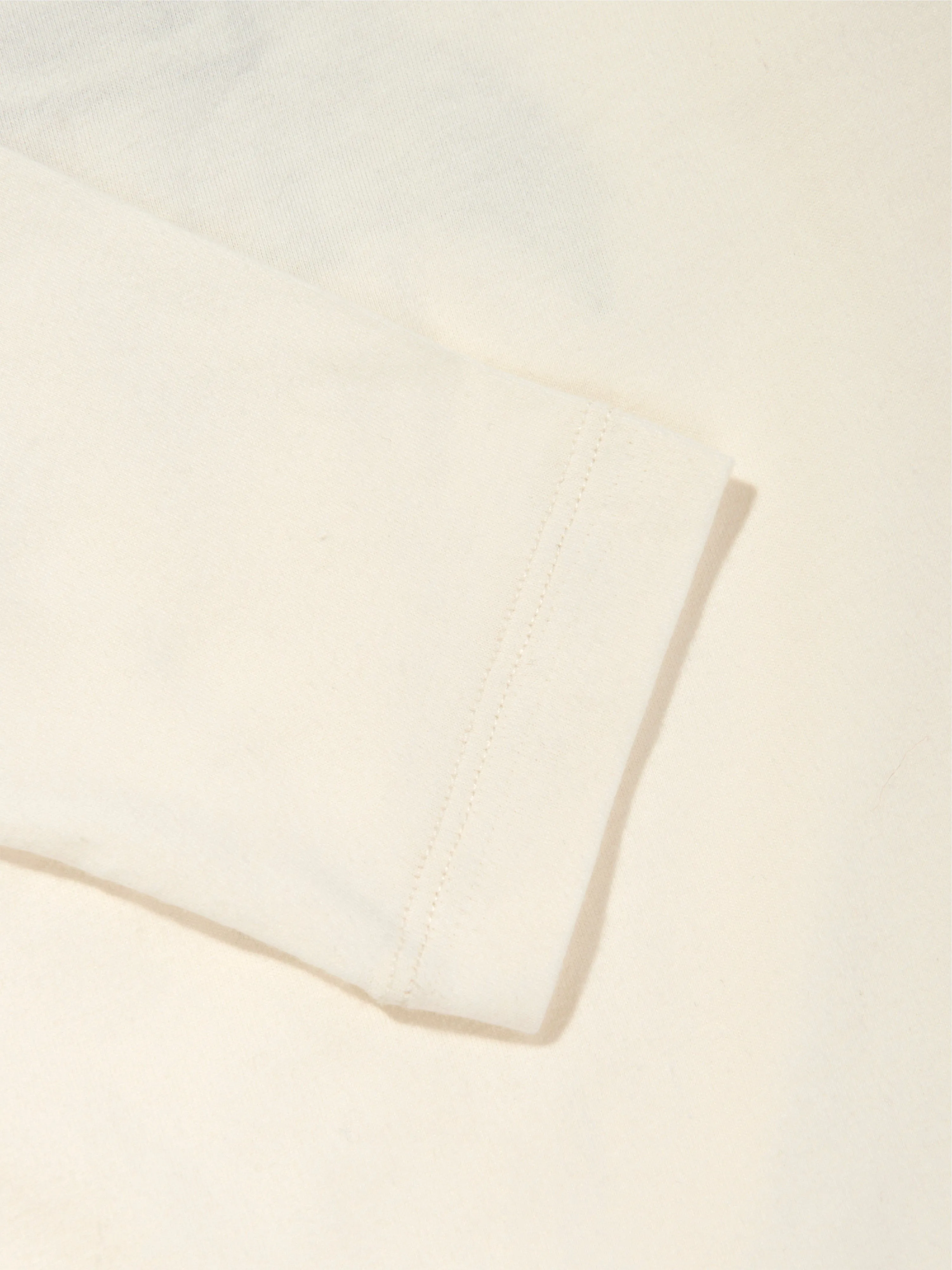 Etro Mädchen Langarm Logo T-Shirt in Elfenbein