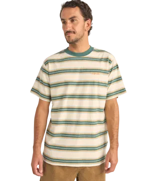 Everyday Strip T-Shirt in Vintage Grün