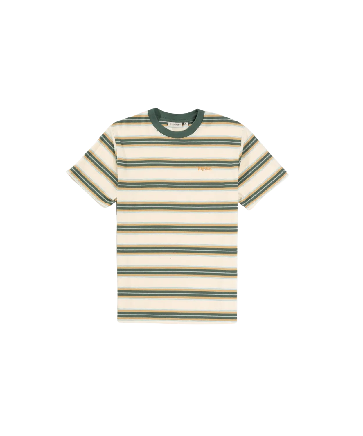 Everyday Strip T-Shirt in Vintage Grün