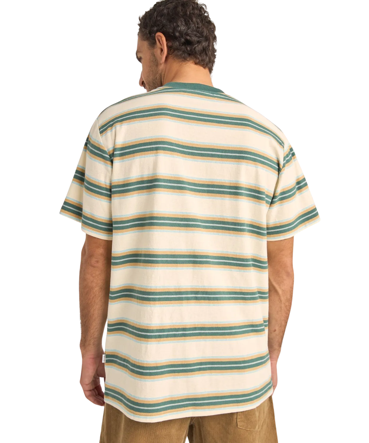 Everyday Strip T-Shirt in Vintage Grün