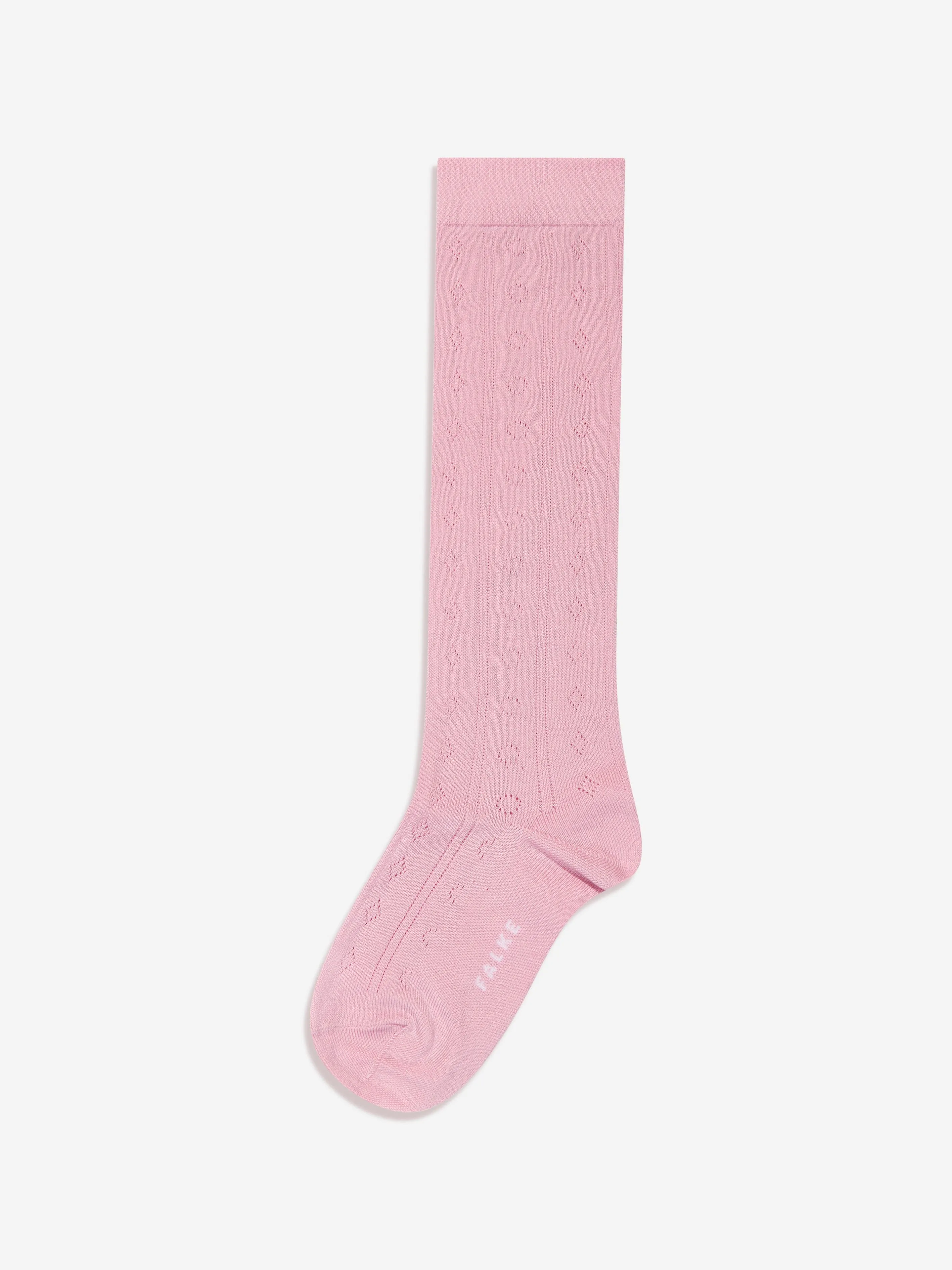 Falke Girls Ajour Kniestrümpfe in Rosa