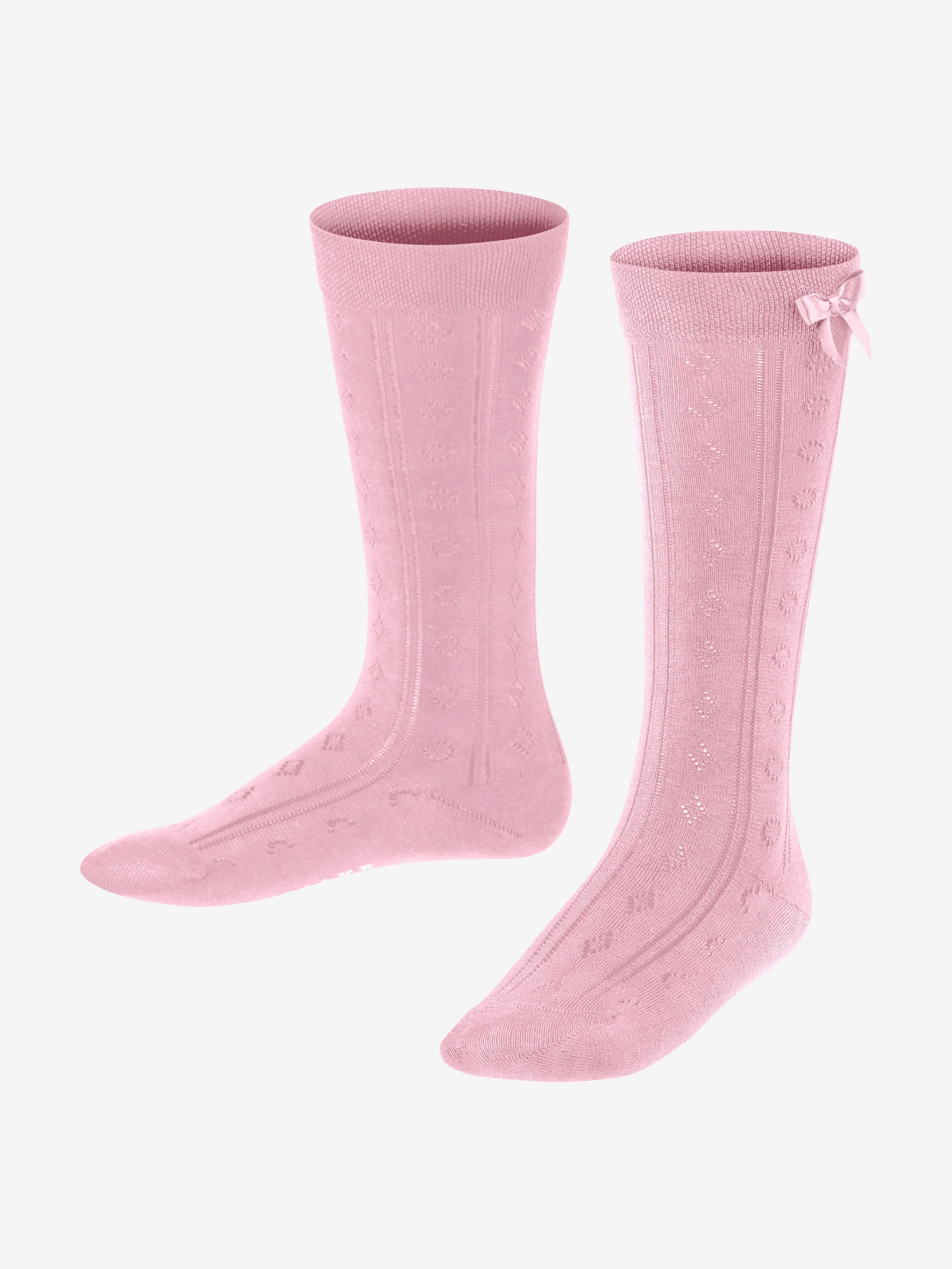 Falke Girls Ajour Kniestrümpfe in Rosa