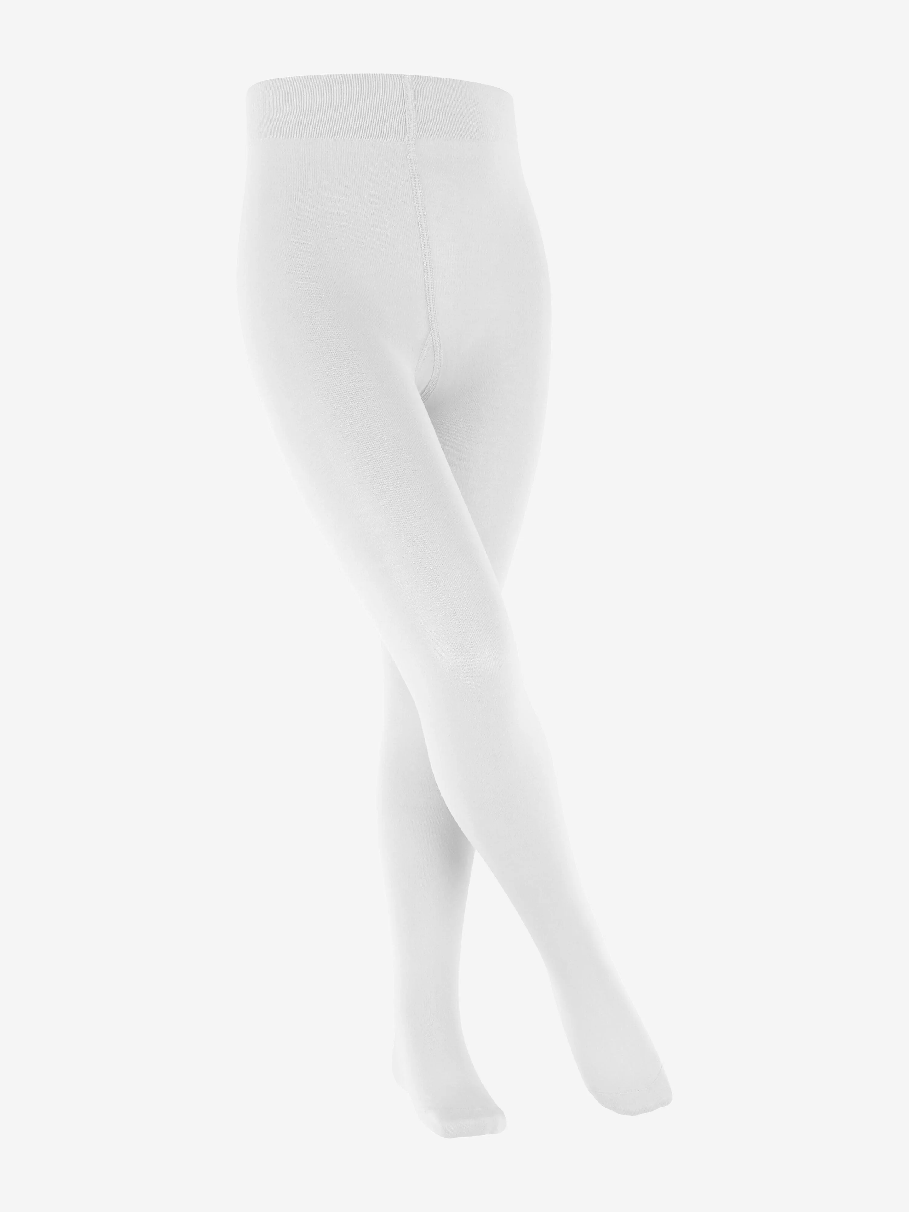 Falke Girls Baumwoll-Touch Strumpfhose in Weiß