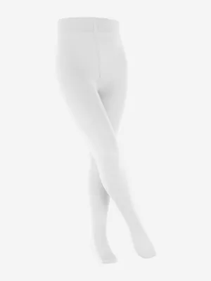 Falke Girls Baumwoll-Touch Strumpfhose in Weiß
