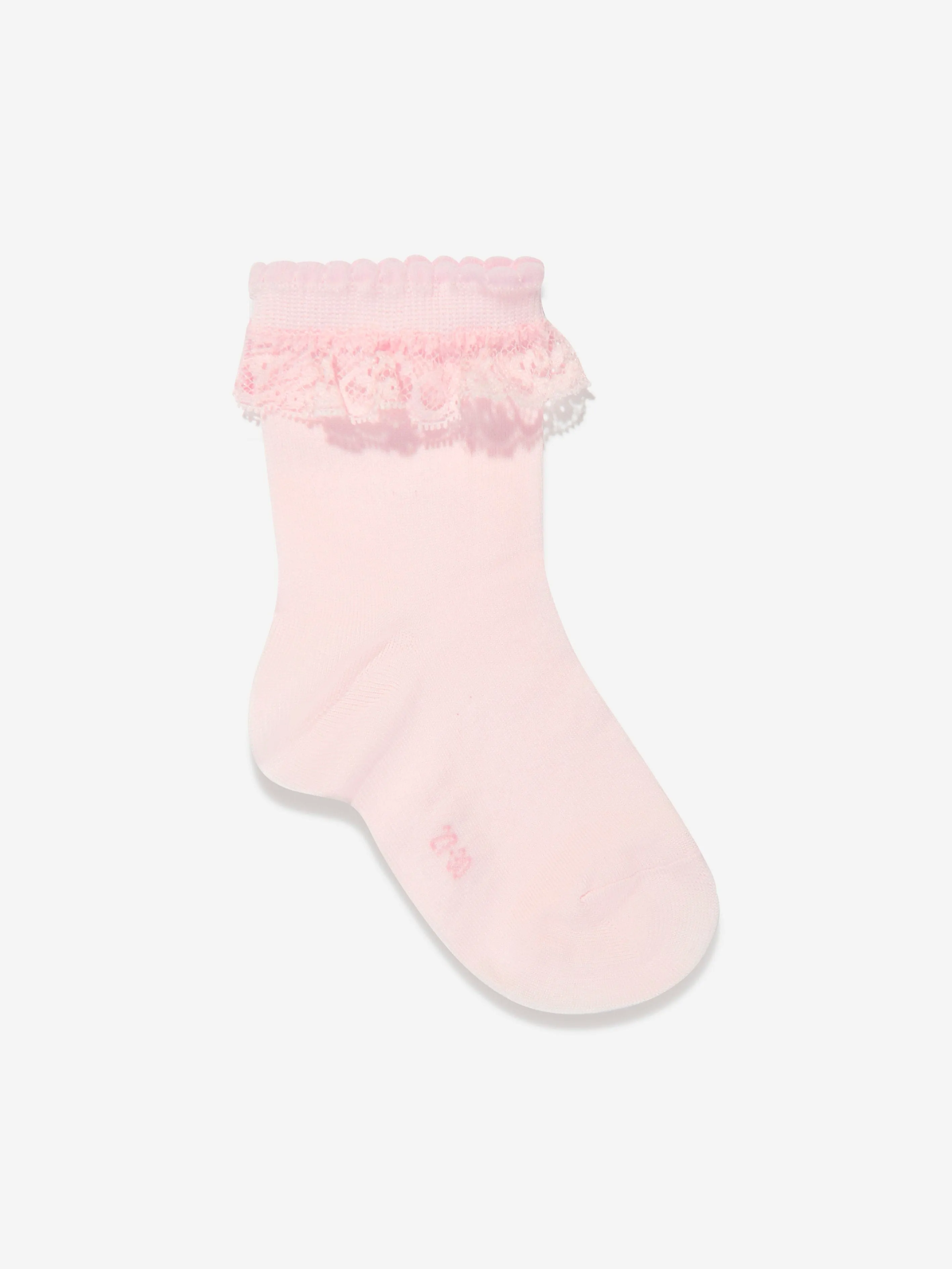 Falke Mädchen Romantische Spitzensocken in Rosa