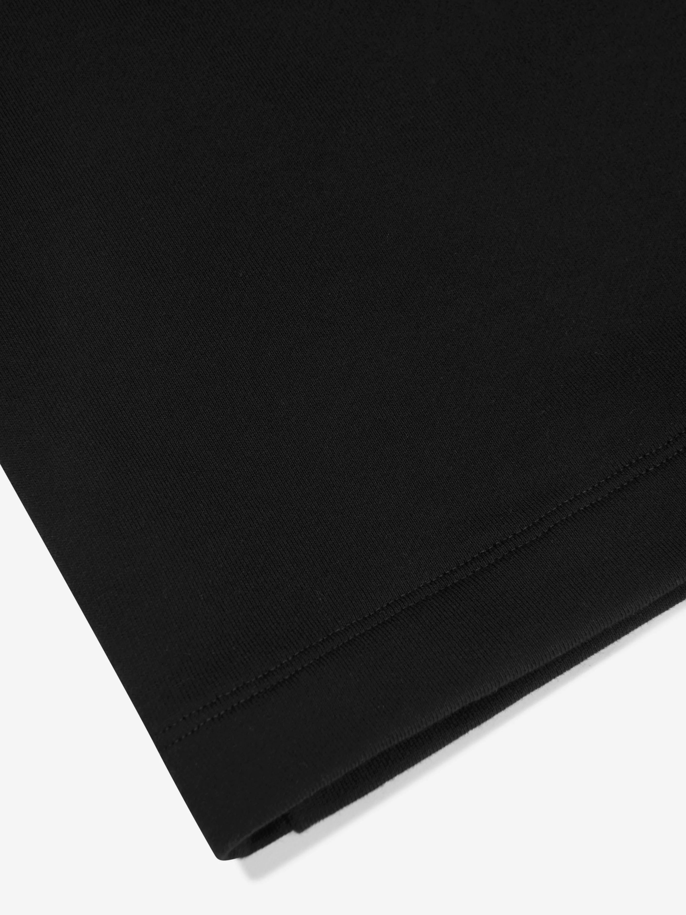 Fendi Girls Band Weite Bein Hose in Schwarz