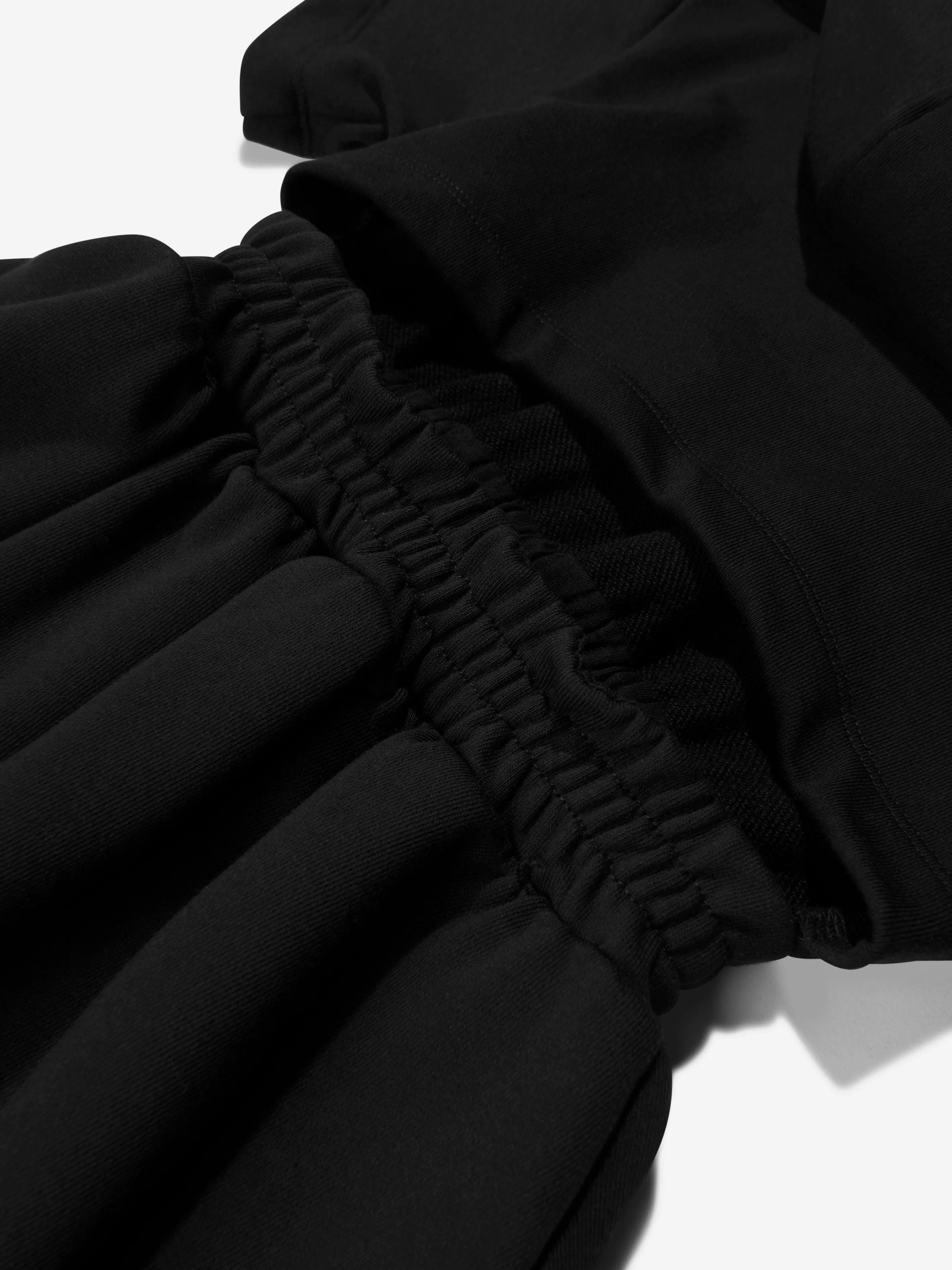 Fendi Girls Kapuzenpullover-Kleid in Schwarz