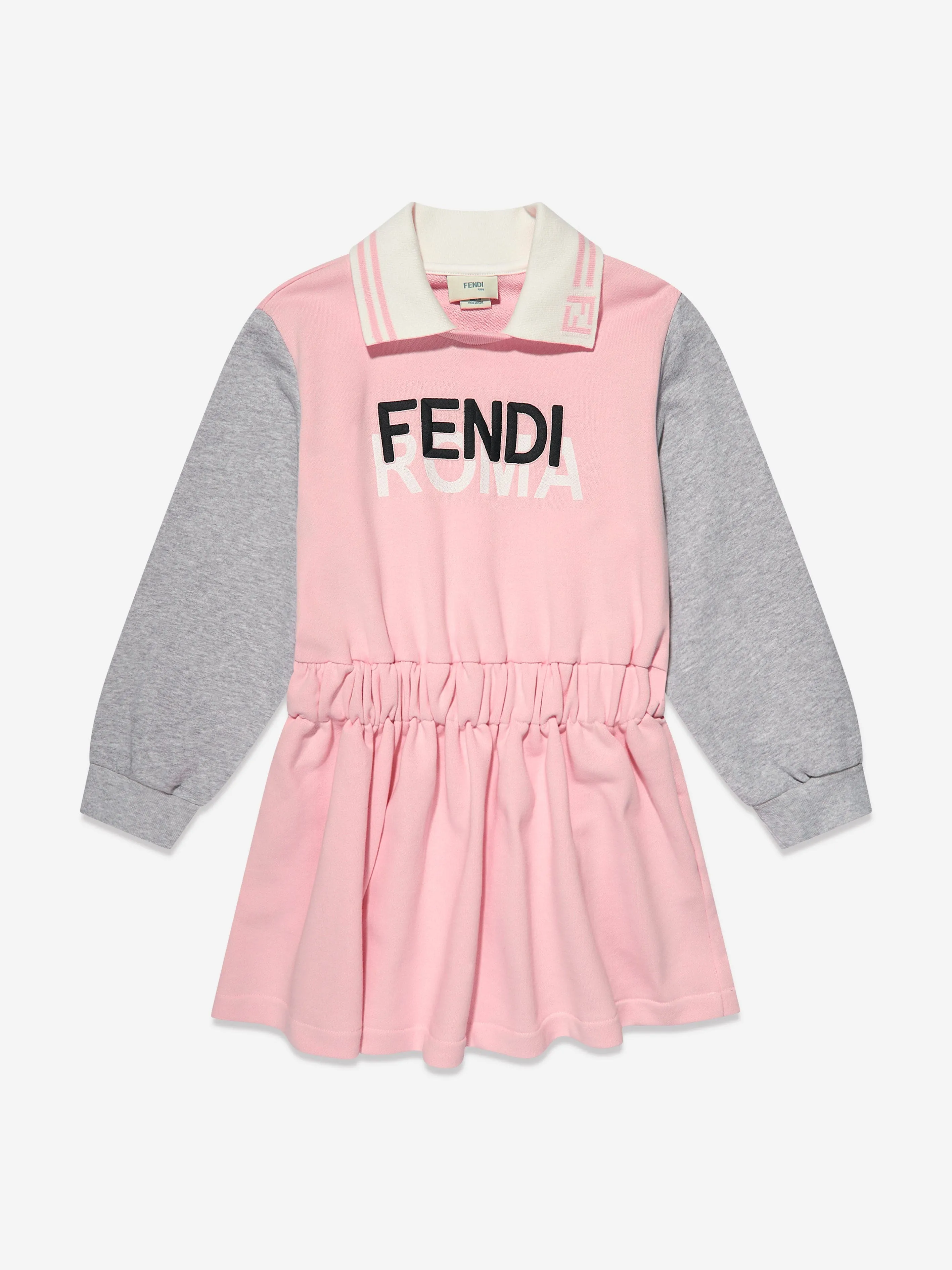 Fendi Girls Strickkleid in Rosa