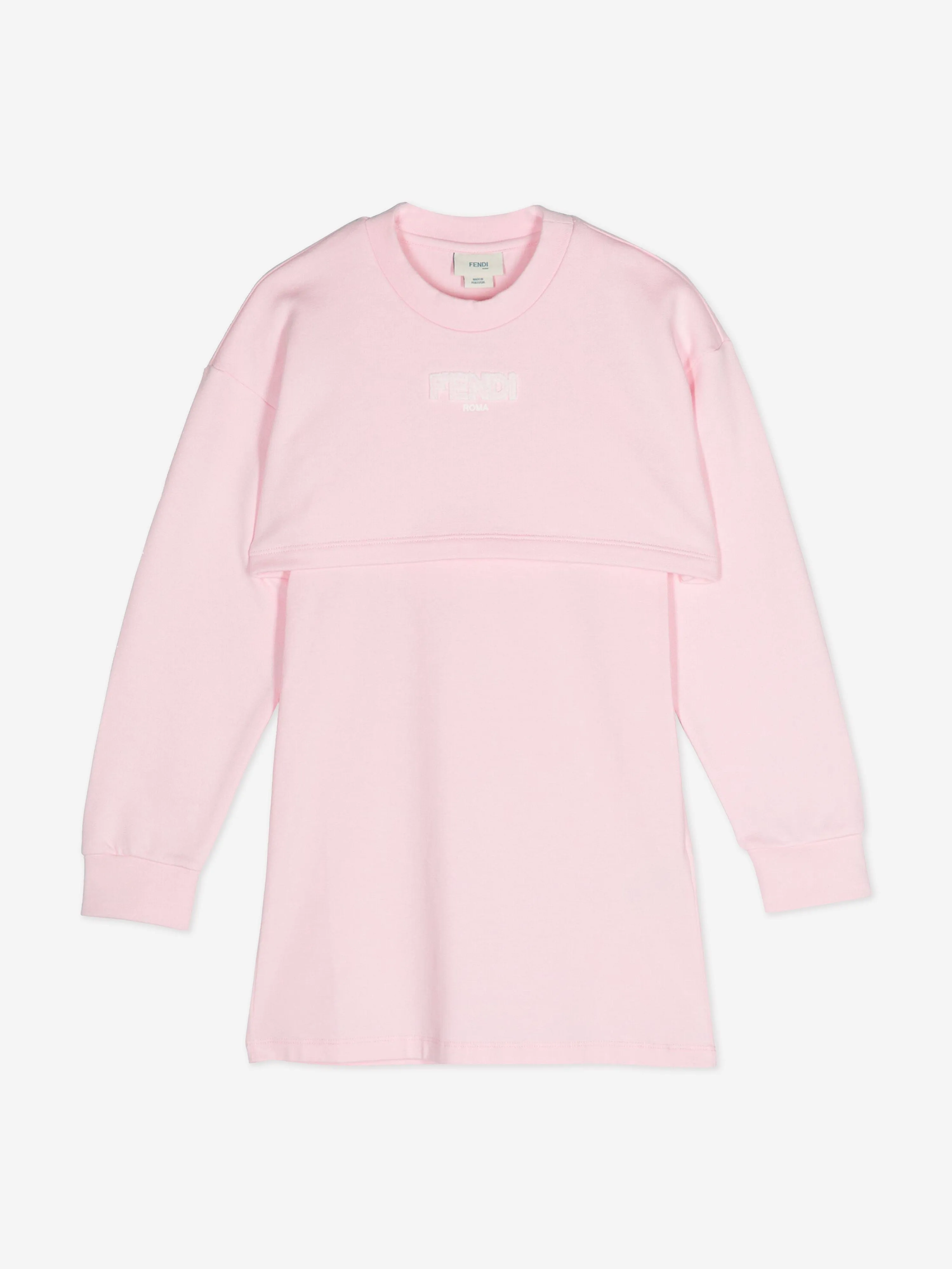 Fendi Girls Pulloverkleid in Rosa