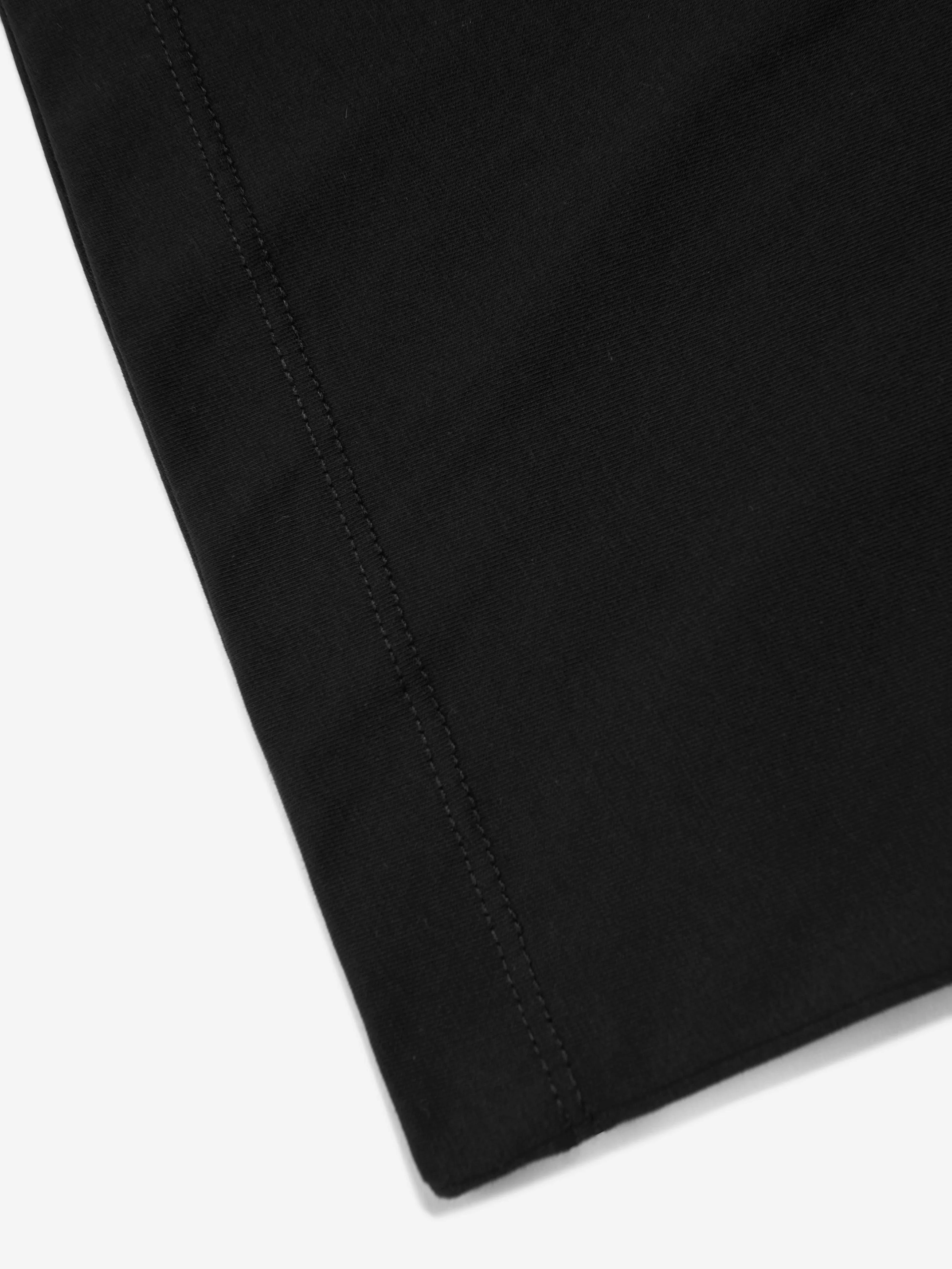 Fendi Kids Logo T-Shirt in Schwarz