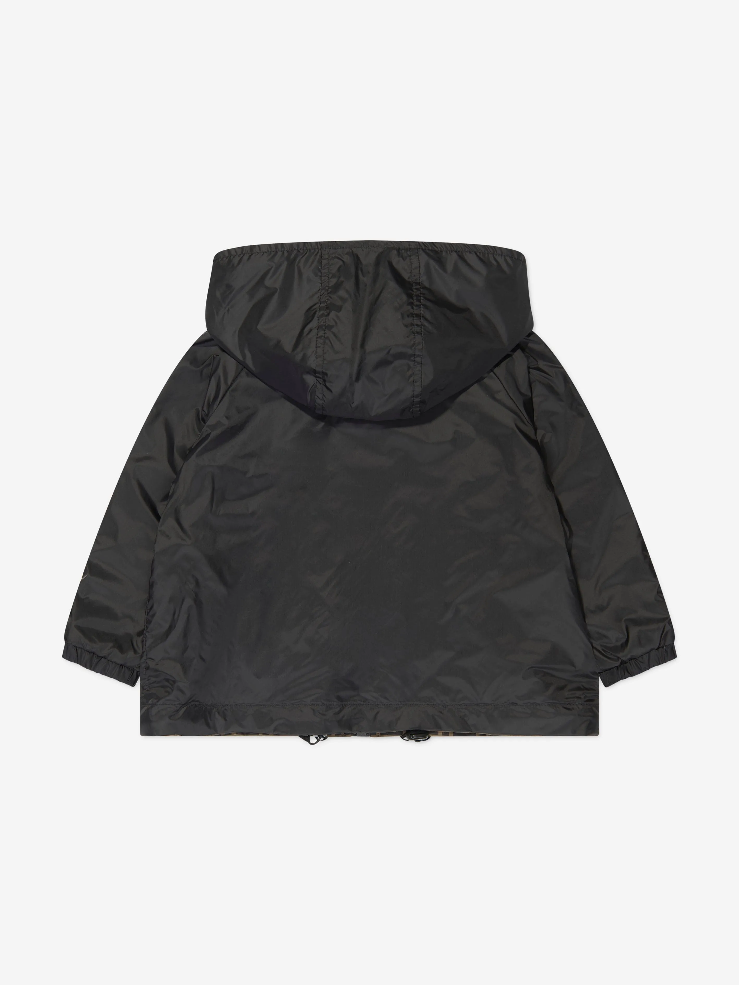 Fendi Kids Reversible FF K-Way Jacke in Schwarz