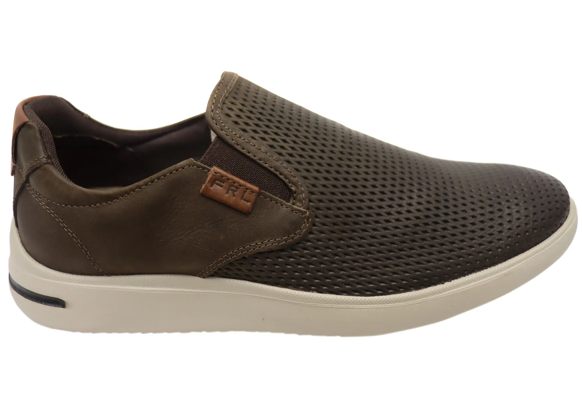 Ferricelli Perry Herren Brasilianische Bequemlichkeit Leder Slip-On Freizeitschuhe Ferricelli Schuhe