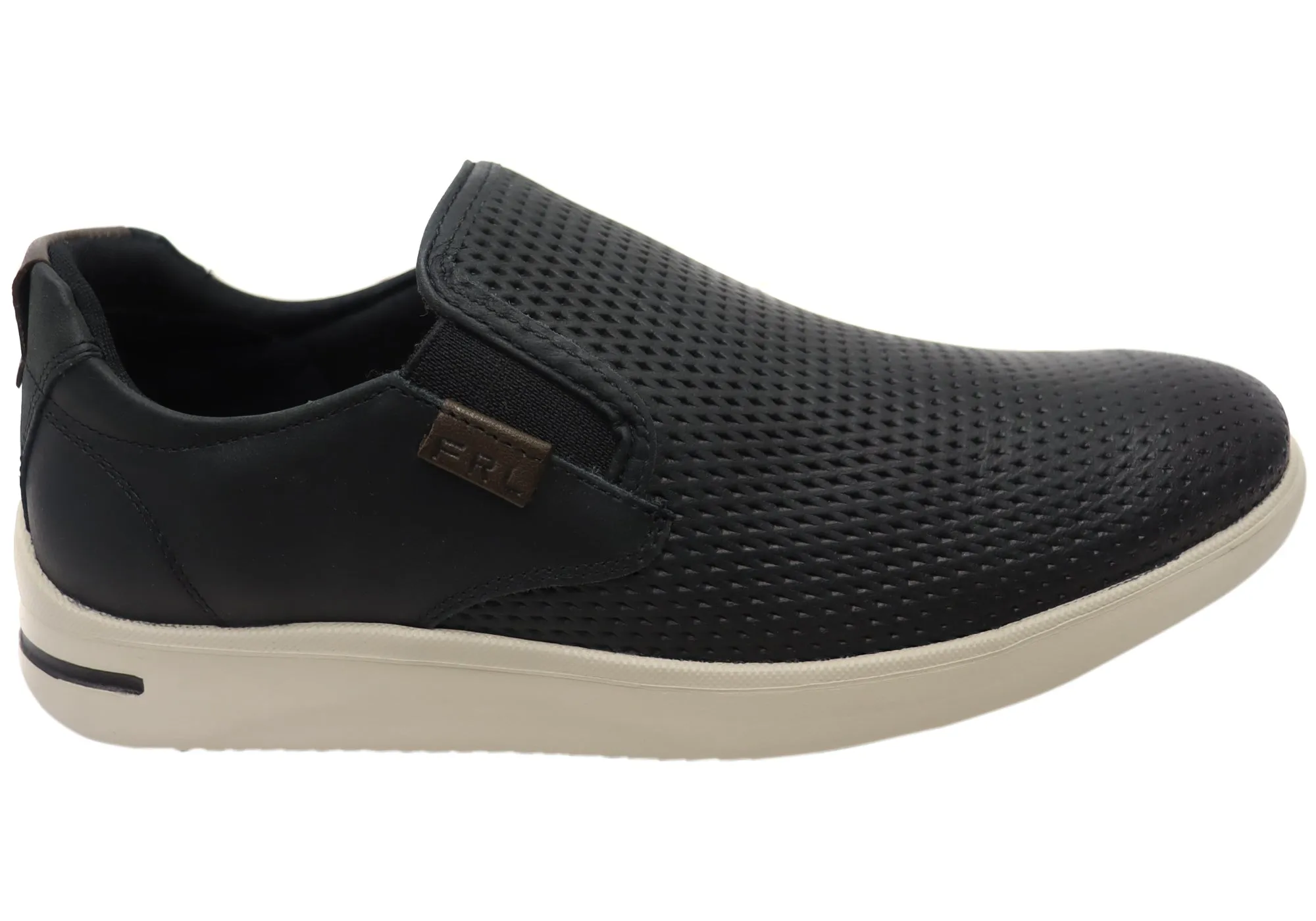 Ferricelli Perry Herren Brasilianische Bequemlichkeit Leder Slip-On Freizeitschuhe Ferricelli Schuhe