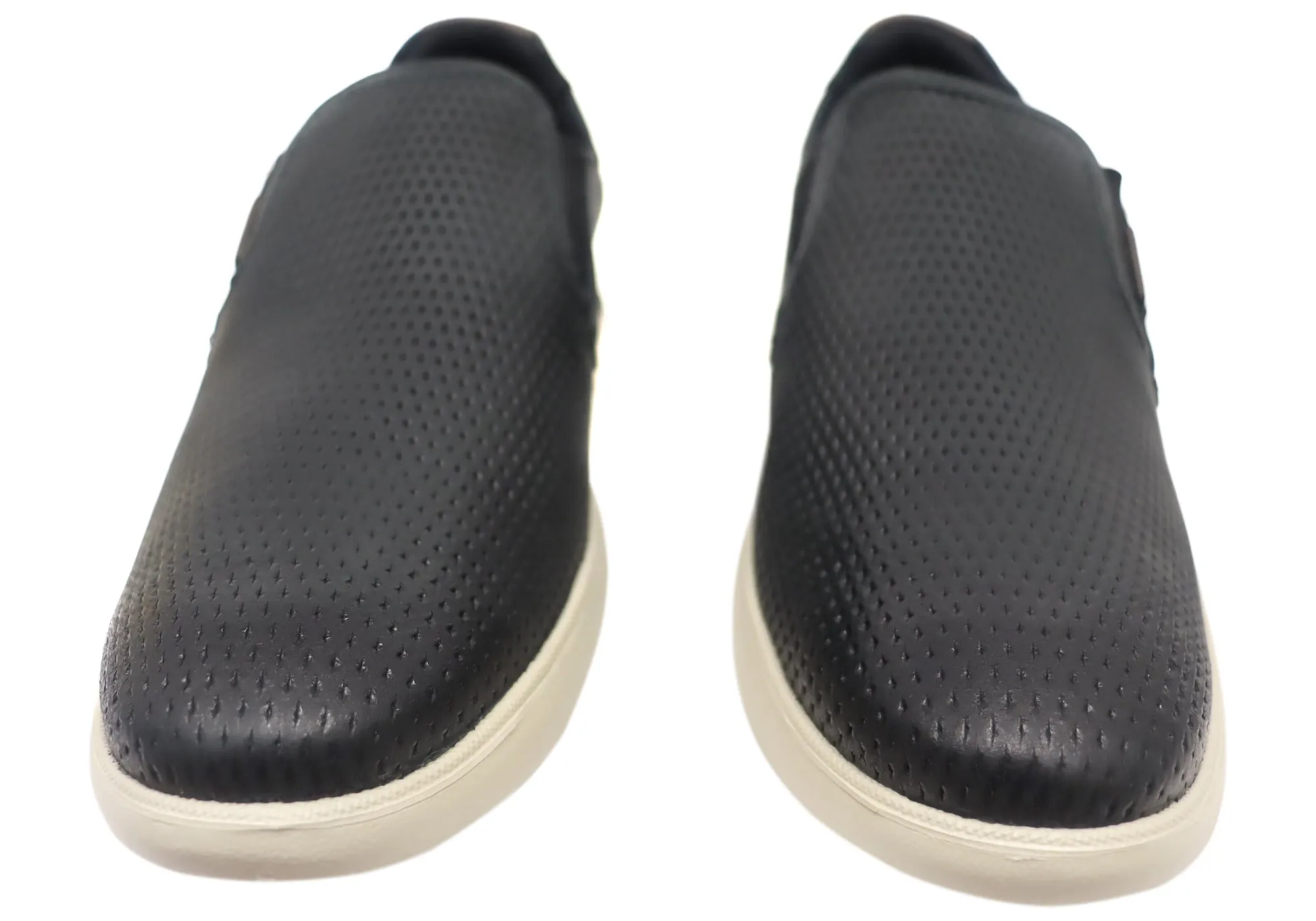 Ferricelli Perry Herren Brasilianische Bequemlichkeit Leder Slip-On Freizeitschuhe Ferricelli Schuhe