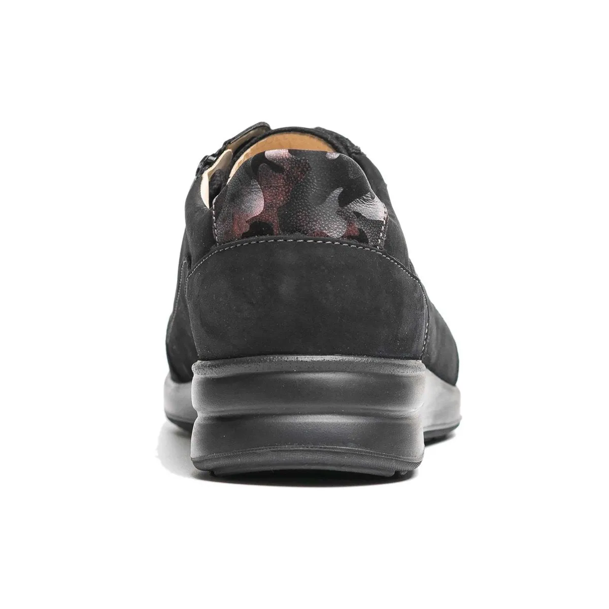 Finn Comfort Damen Prato Schwarz/Bordeaux Nubuk