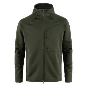 Fjallraven Abisko Raster Fleece Kapuzenpullover Tiefgrün
