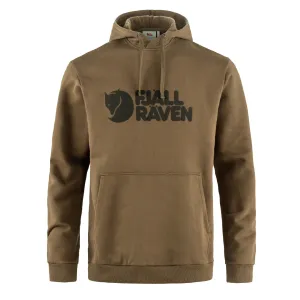 Fjallraven Logo Kapuzenpullover Holzbraun