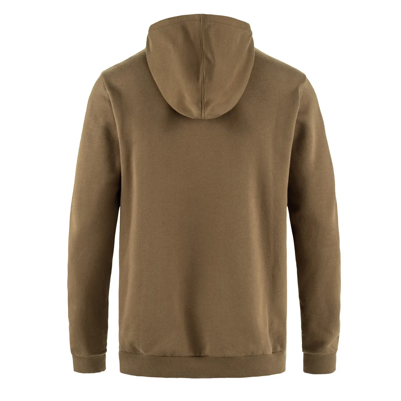 Fjallraven Logo Kapuzenpullover Holzbraun