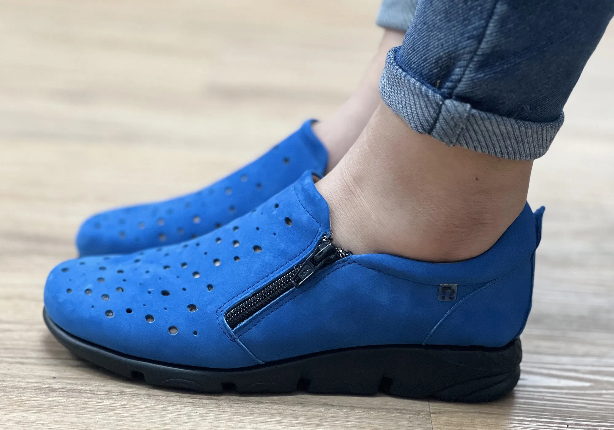 Flex & Go Aberdeen Damen Bequeme Lederschuhe Hergestellt In Portugal Flex & Go Schuhe