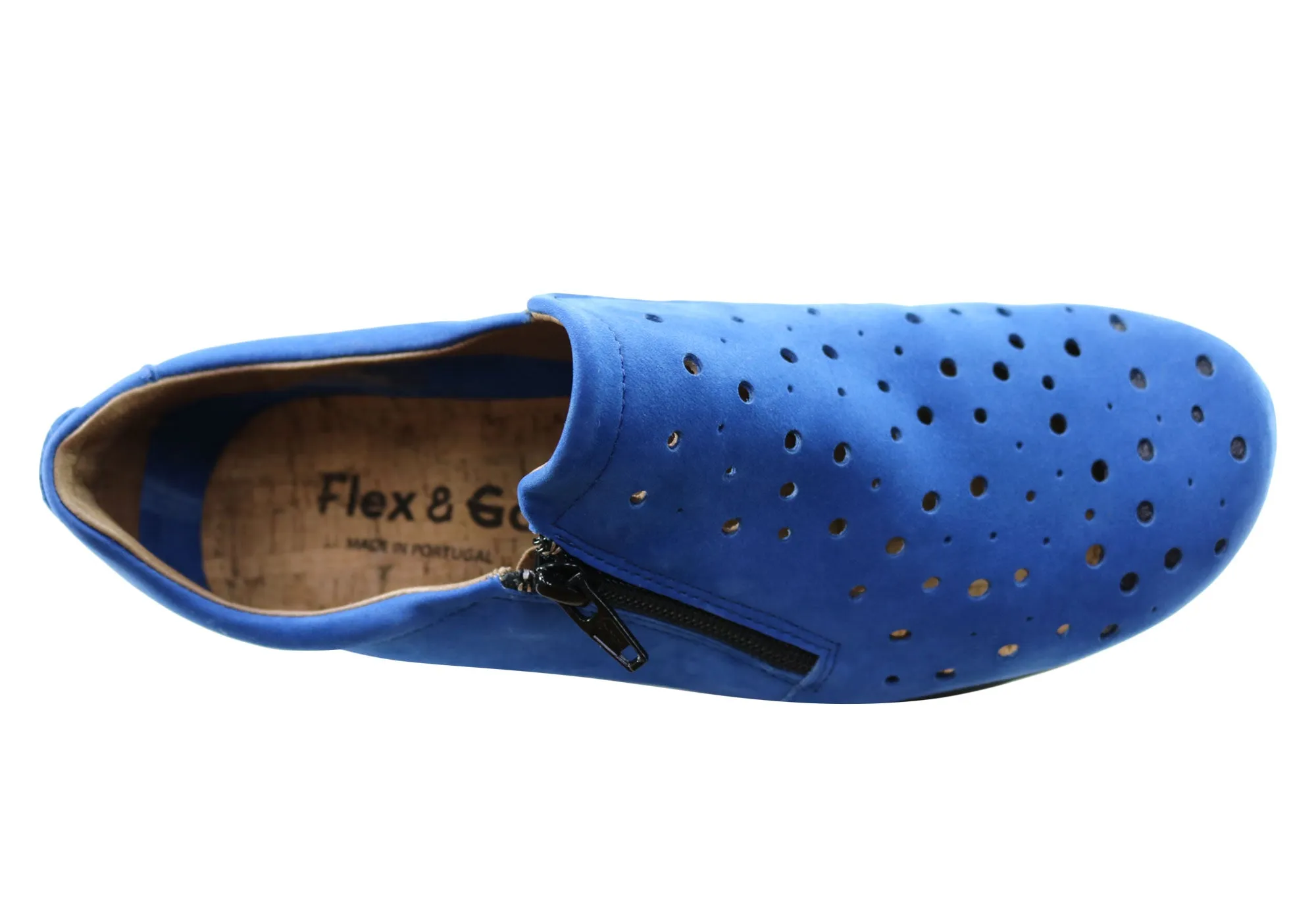 Flex & Go Aberdeen Damen Bequeme Lederschuhe Hergestellt In Portugal Flex & Go Schuhe