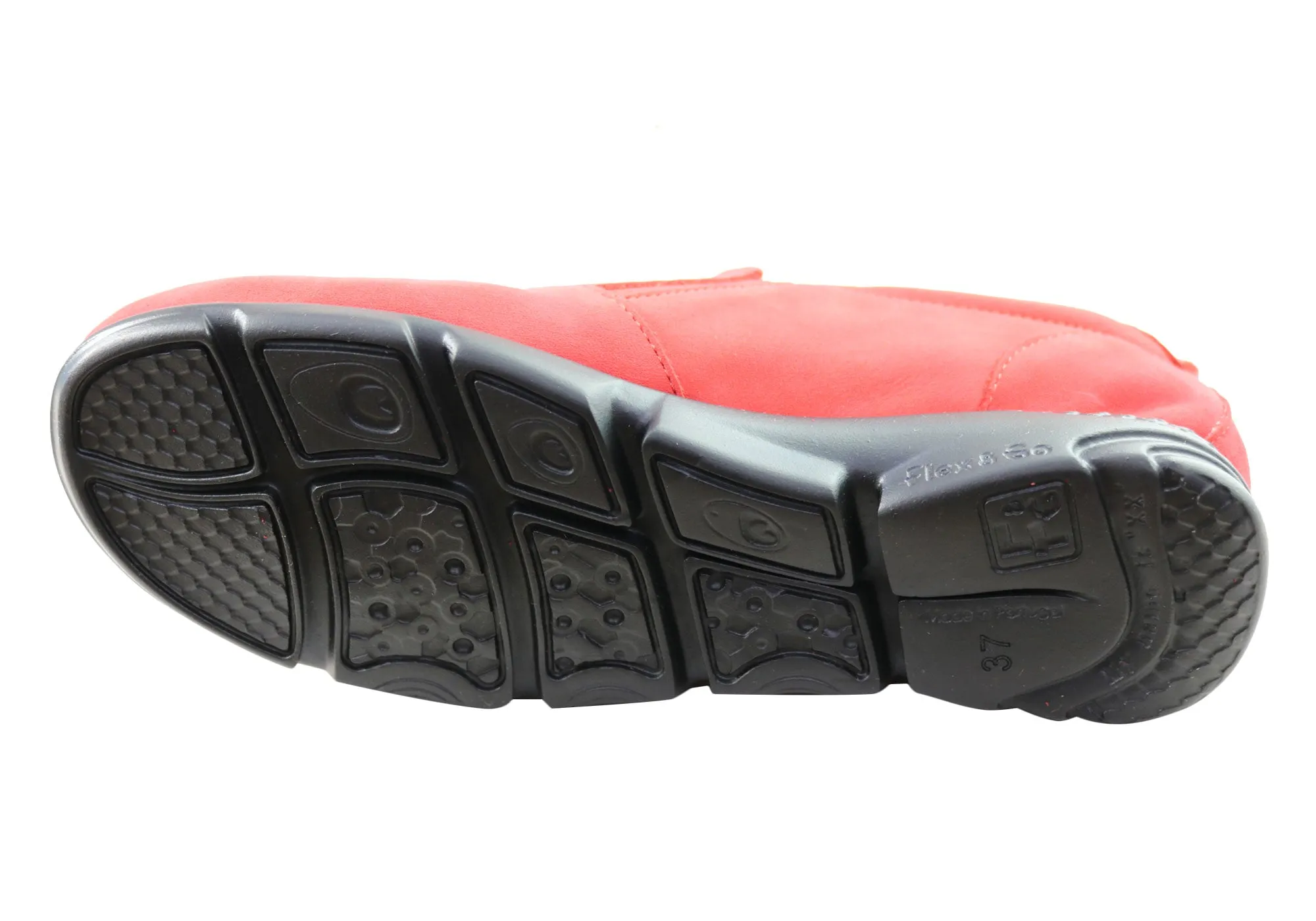 Flex & Go Aberdeen Damen Bequeme Lederschuhe Hergestellt In Portugal Flex & Go Schuhe