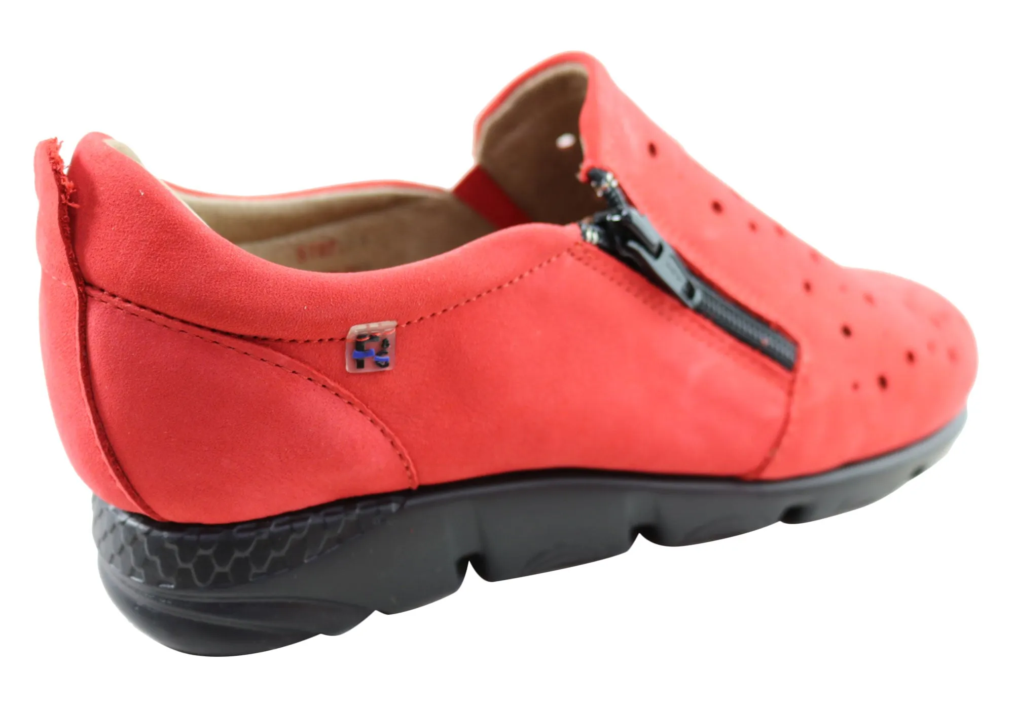 Flex & Go Aberdeen Damen Bequeme Lederschuhe Hergestellt In Portugal Flex & Go Schuhe